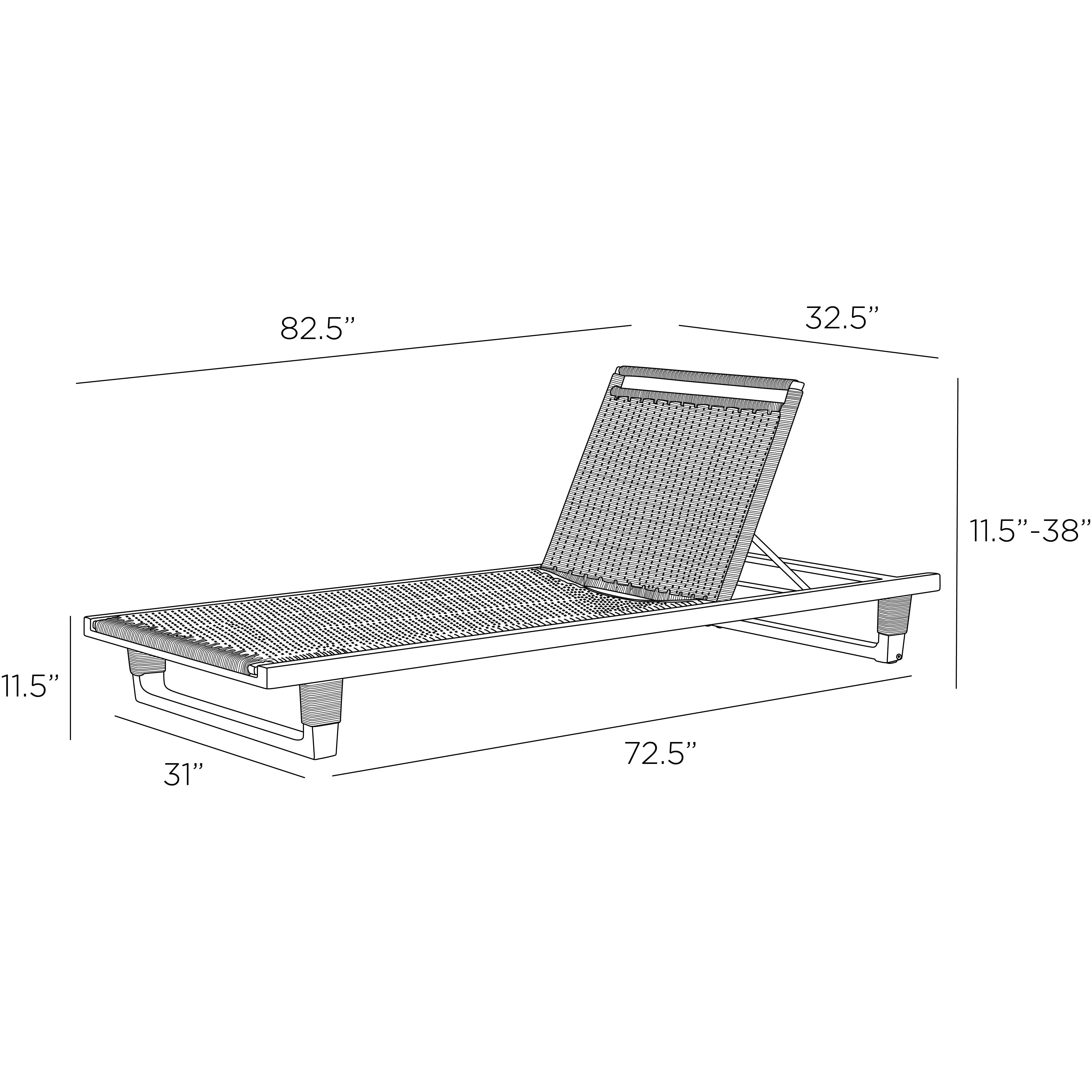 Daytona Outdoor Chaise - Image 13