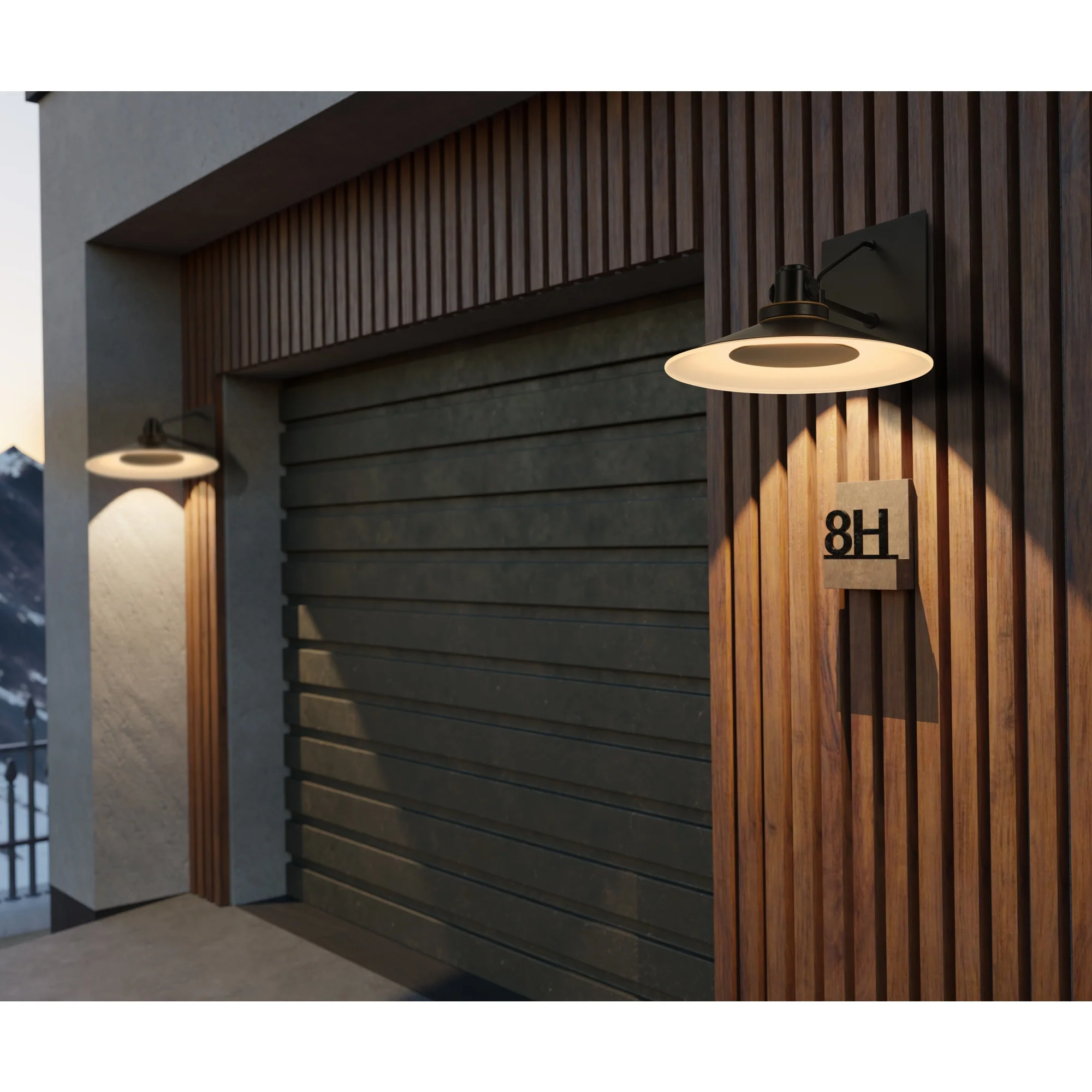 Deckard LED Outdoor Wall Lantern - Image 8