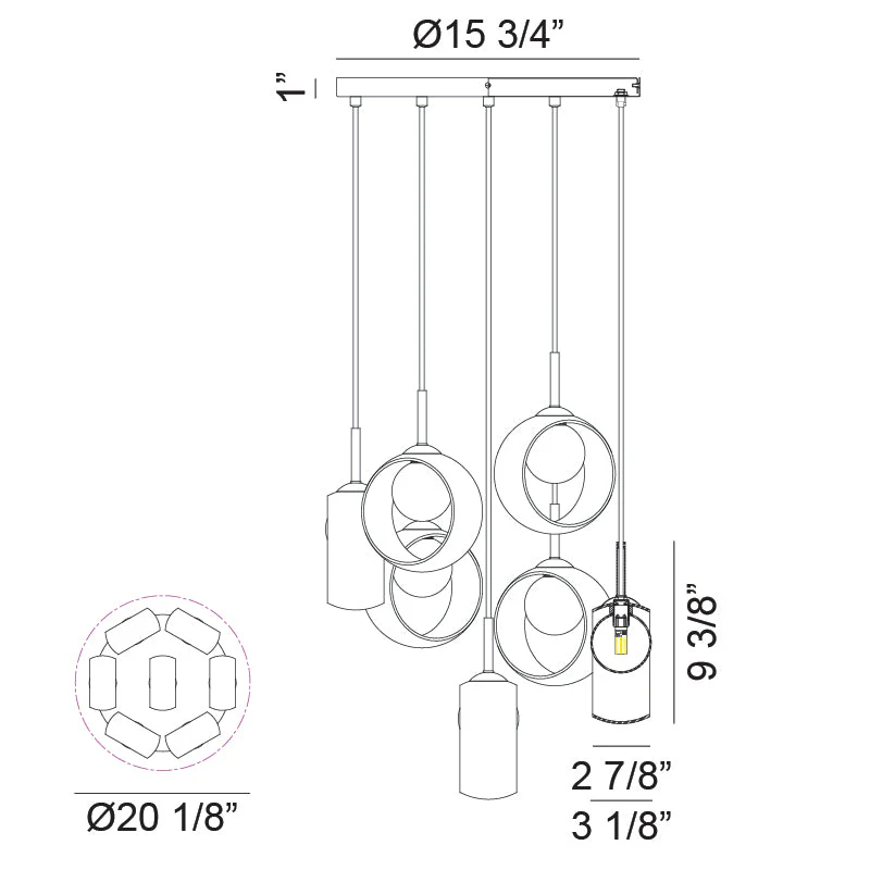 Delcia Chandelier - Image 11