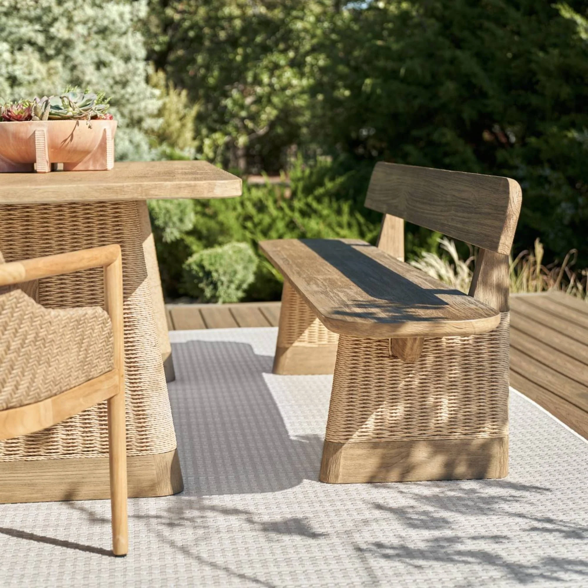 Delrio Outdoor Bench - Image 4