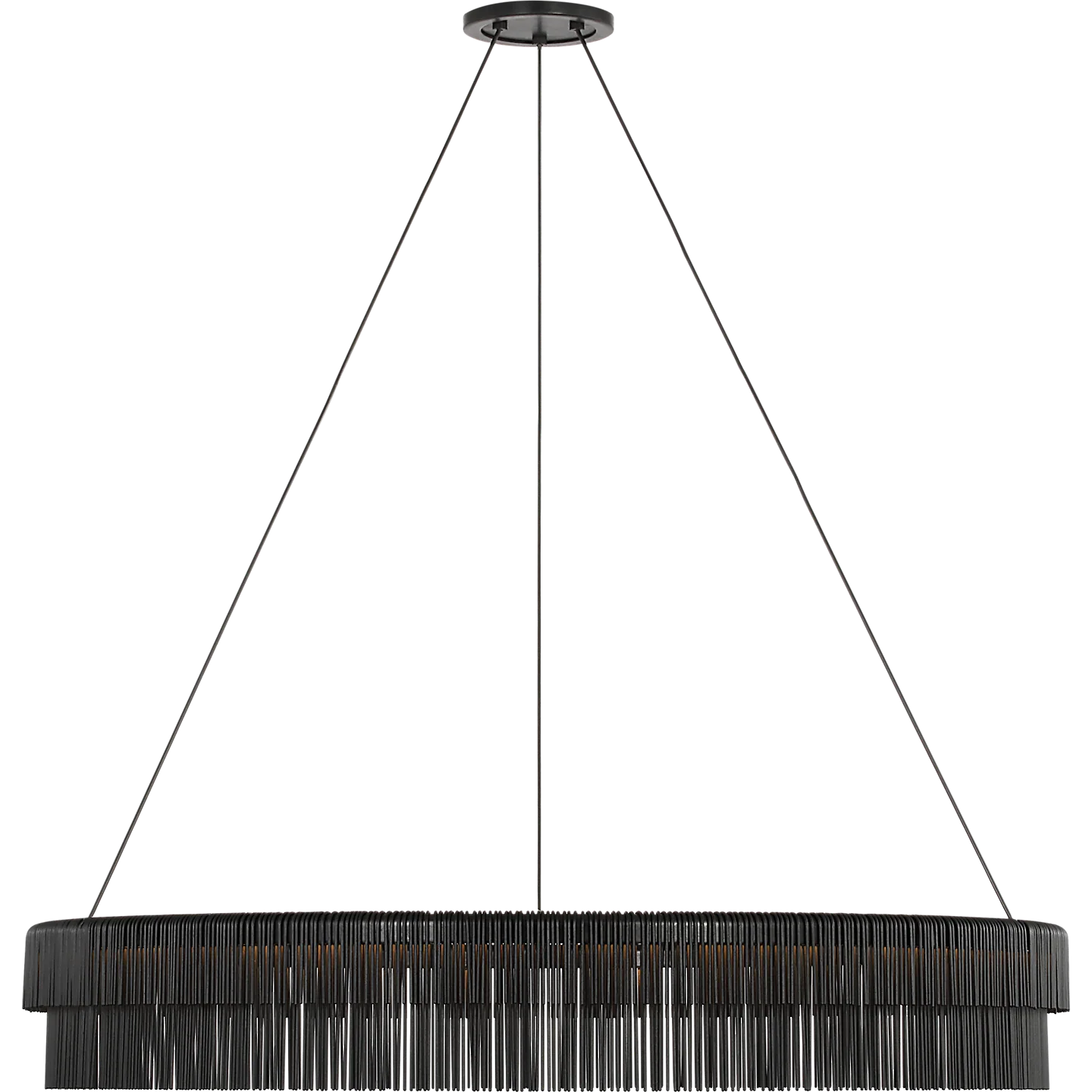Differo 40" Layered Ring Chandelier - Image 2