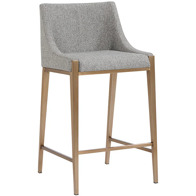 Dionne Counter Stool - Monument Pebble - Image 2