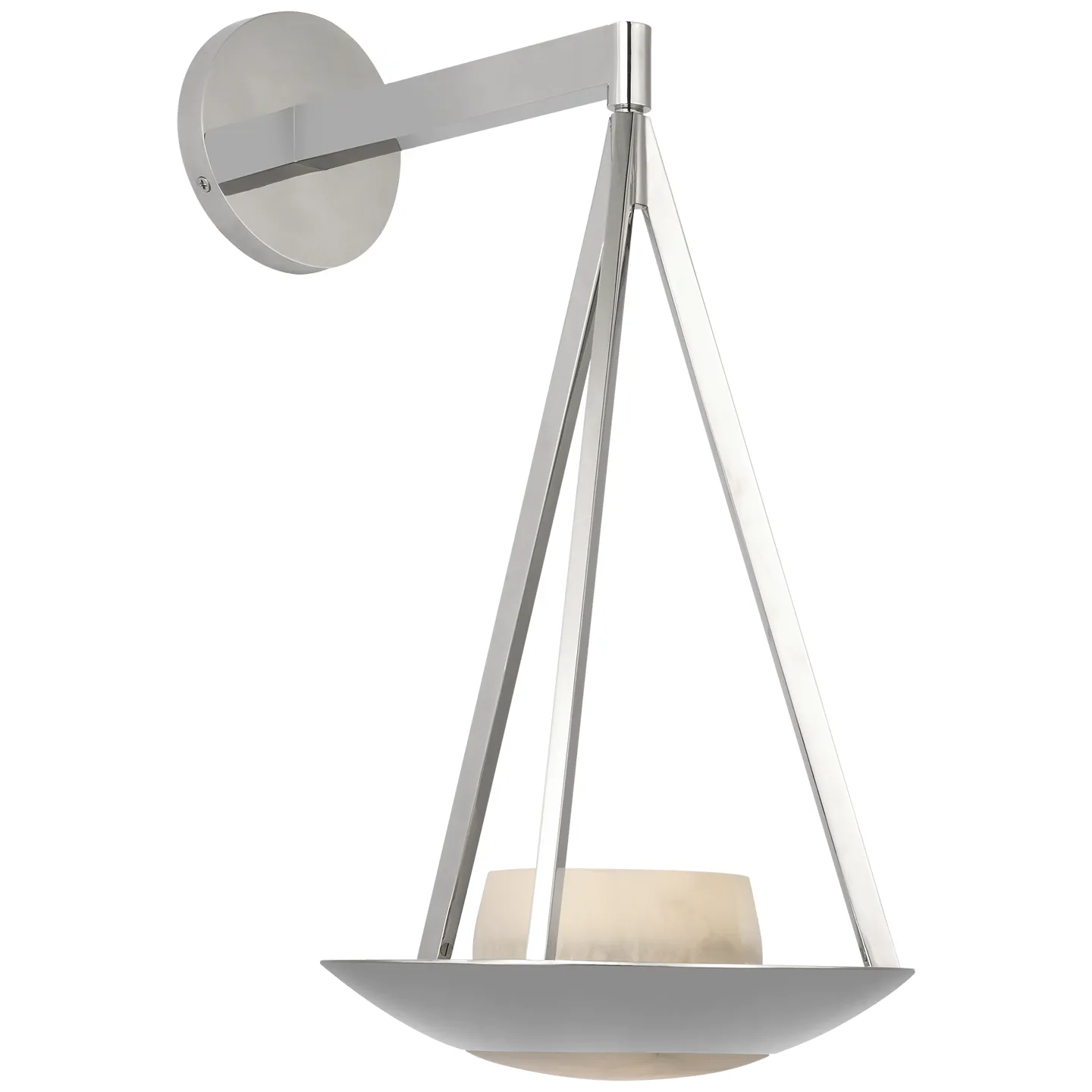 Divina 19" Floating Bowl Sconce - Image 2