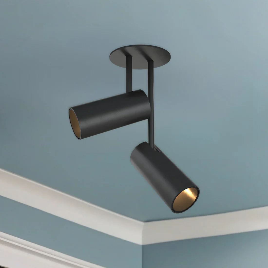 Downey 2-in Semi-Flush Mount - 2 Light - Image 5