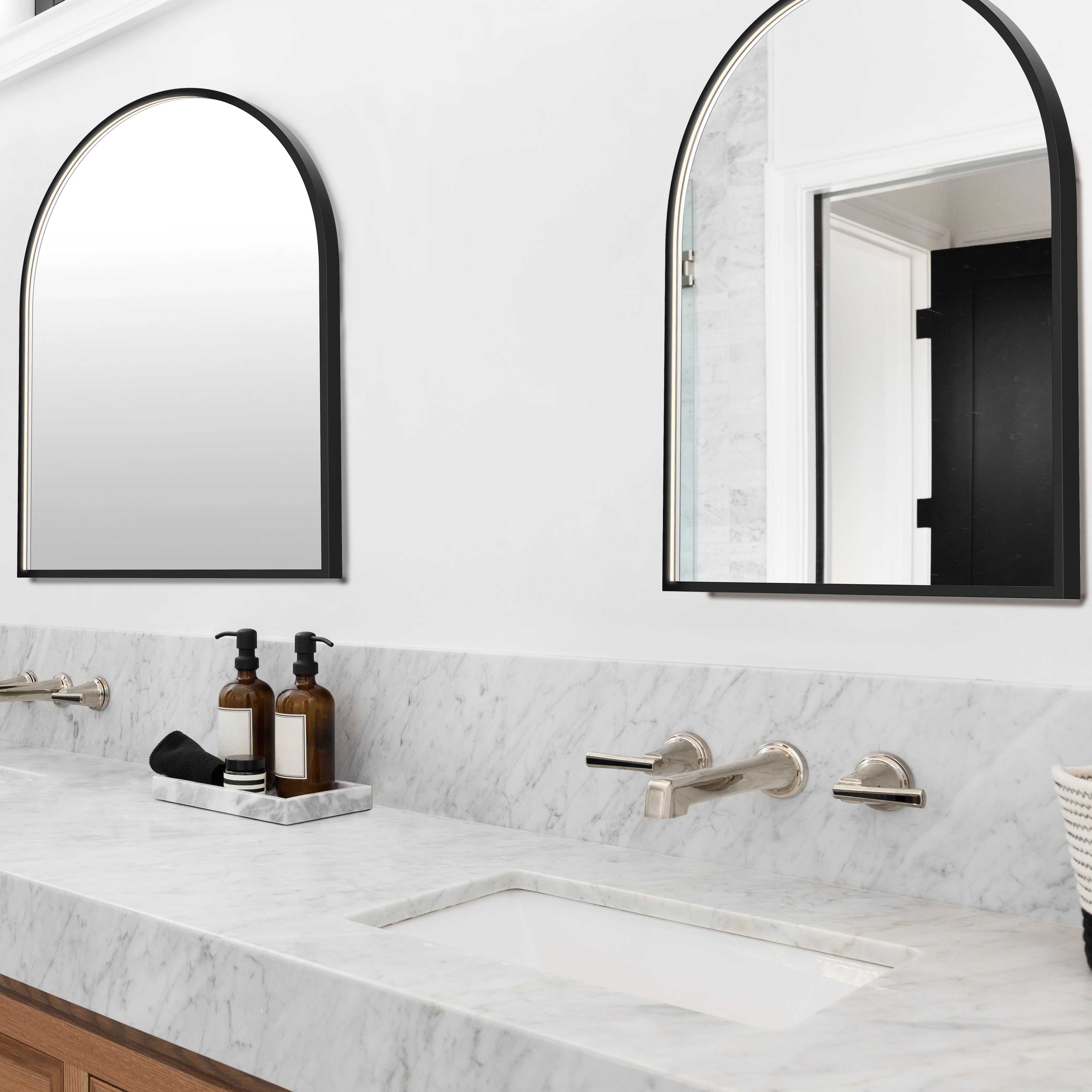 Elisse Arch 24''X30'' LED Mirror - Image 7