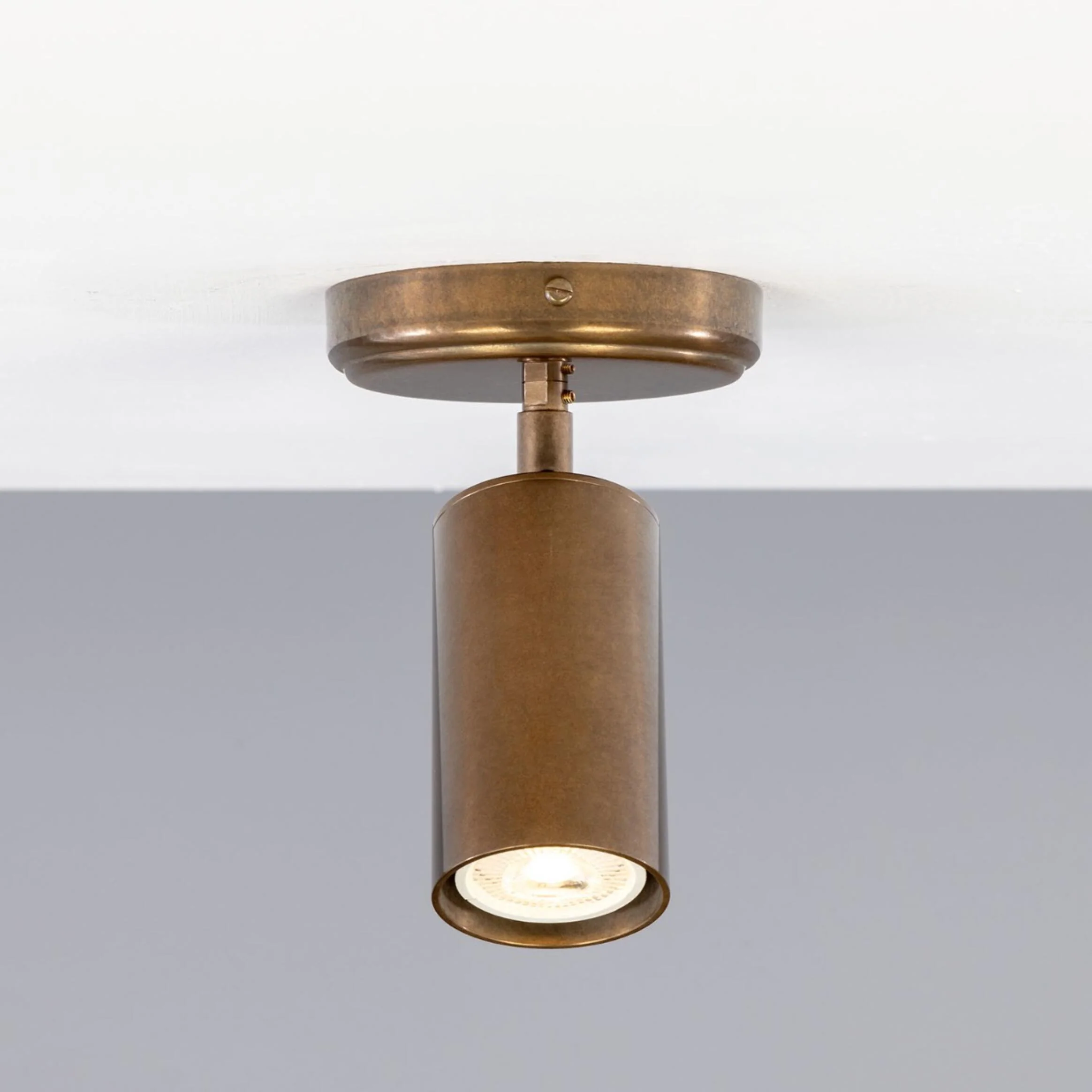 Evanston Directional Brass Ceiling Spot Light - Image 4