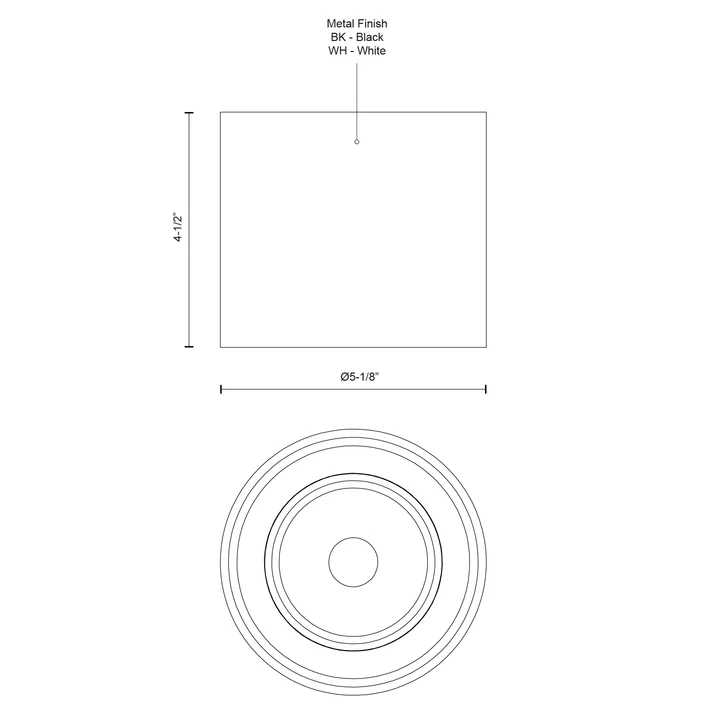 Falco 5-in Flush Mount - Image 5