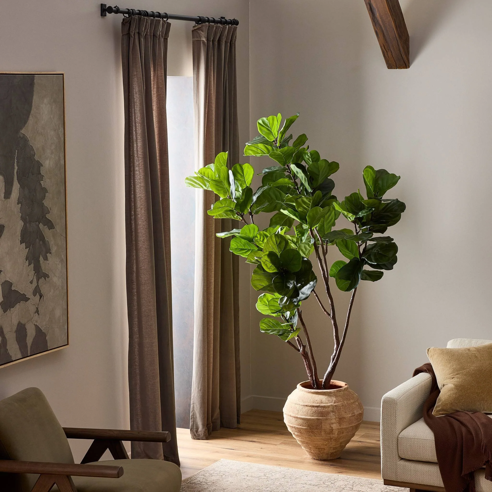 Faux Fiddle Leaf Tree - Image 2