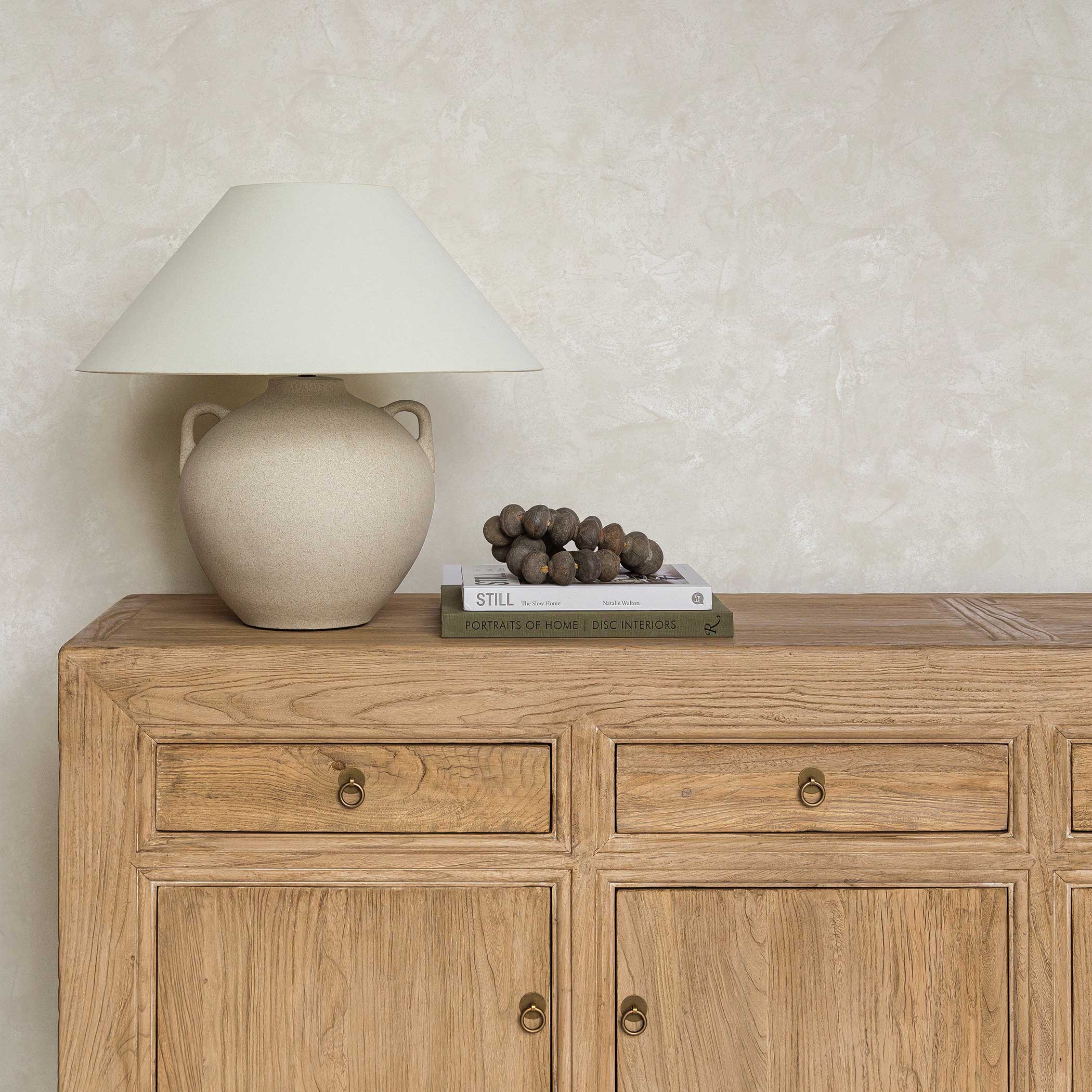 Faux Roman Clay Textured Peel and Stick Wallpaper by Pure Salt - Image 8