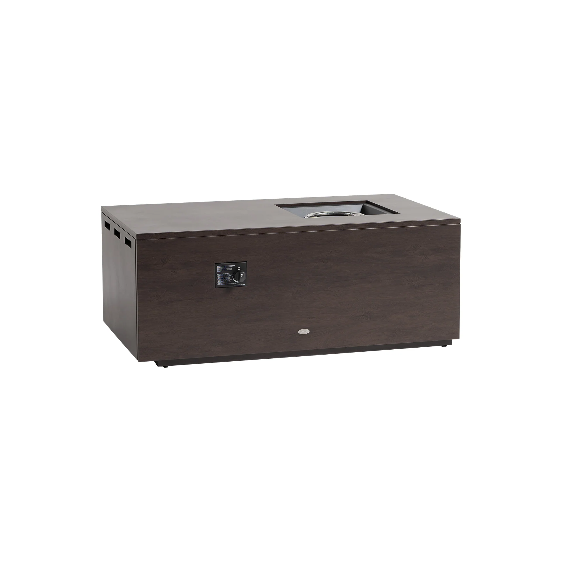 Fiamma 50″x30″x20″ Rectangular Fire Pit With Lid - Image 3
