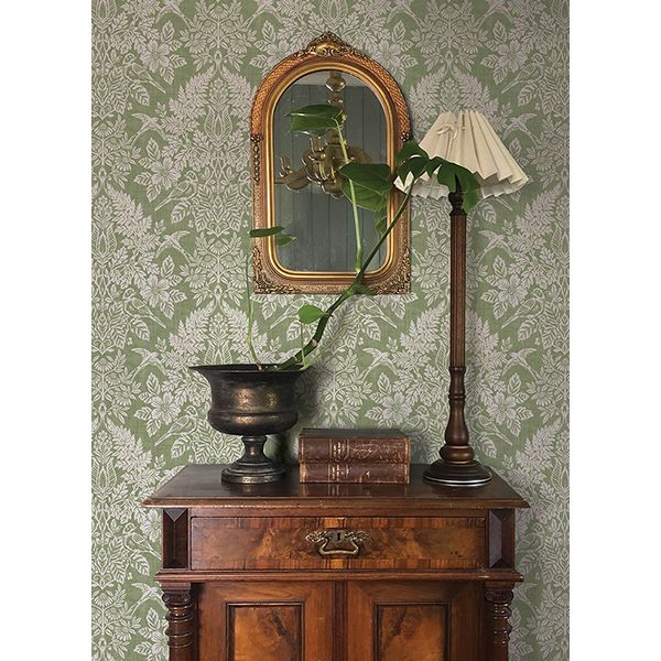 Finch Woodland Damask Wallpaper - Image 27