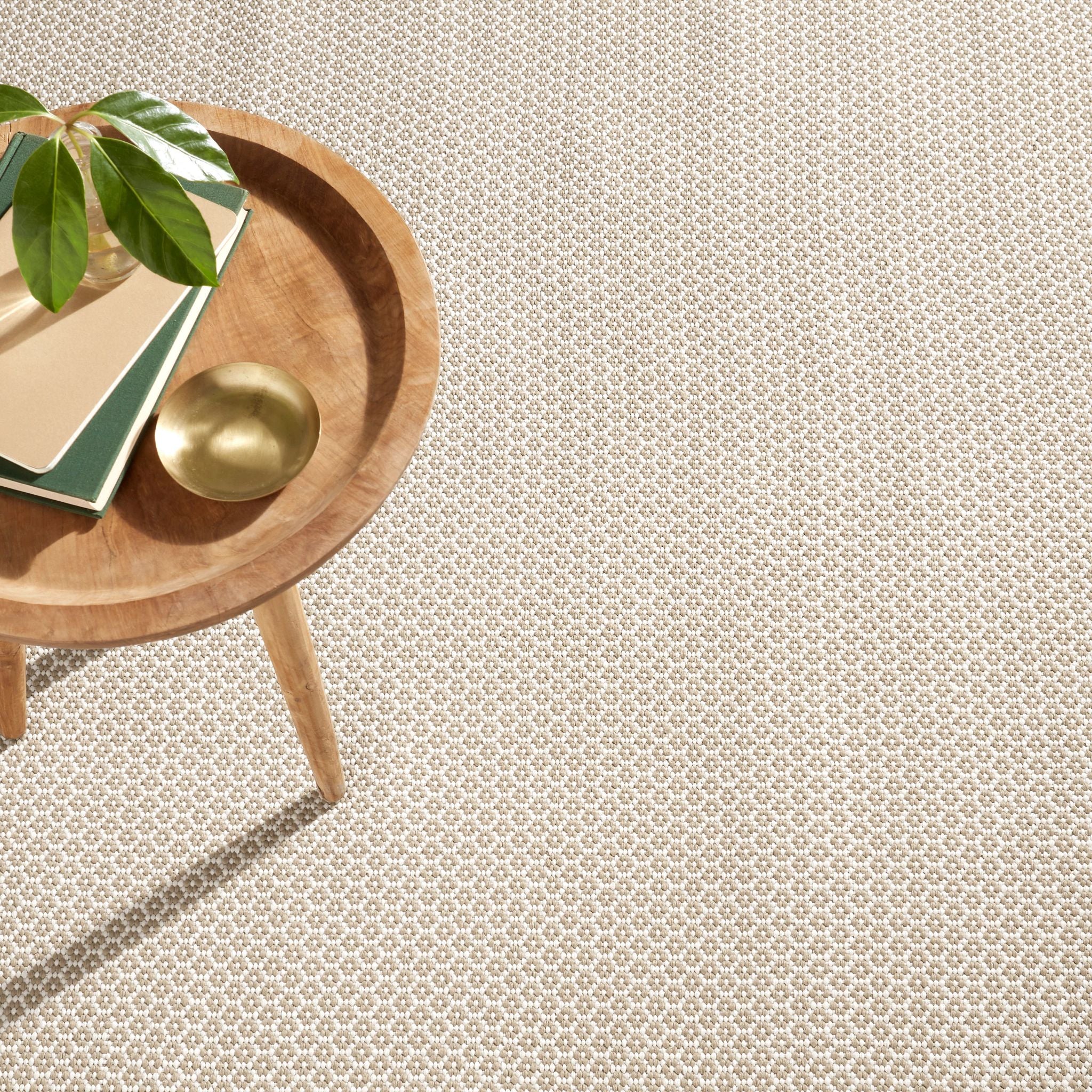 Finn Khaki Handwoven Indoor / Outdoor Rug - Image 2