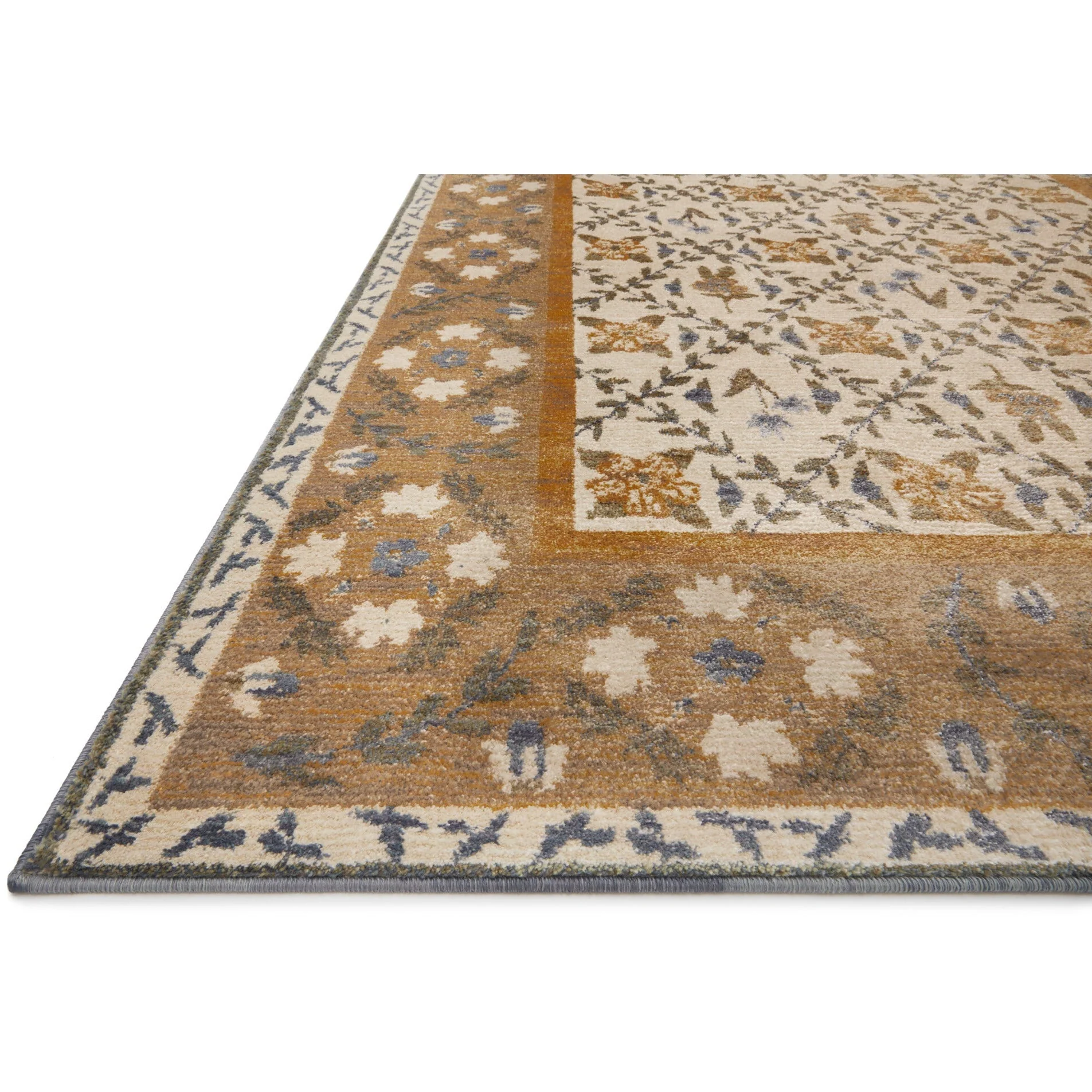 Fiore Belvedere / Gold | Rifle Paper Co. Rugs x Loloi - Image 2