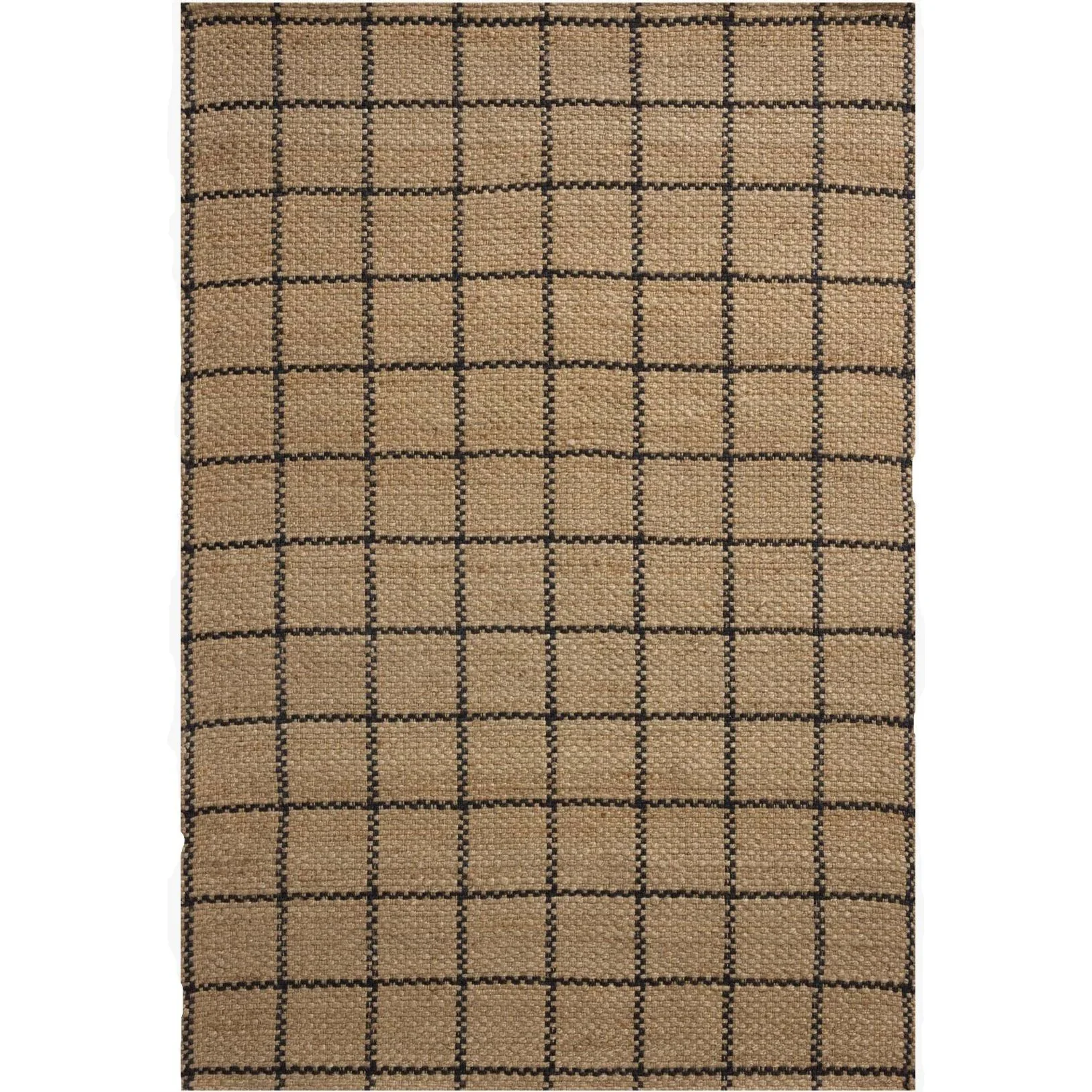 Fletcher Natural / Black Rug | Chris Loves Julia x Loloi