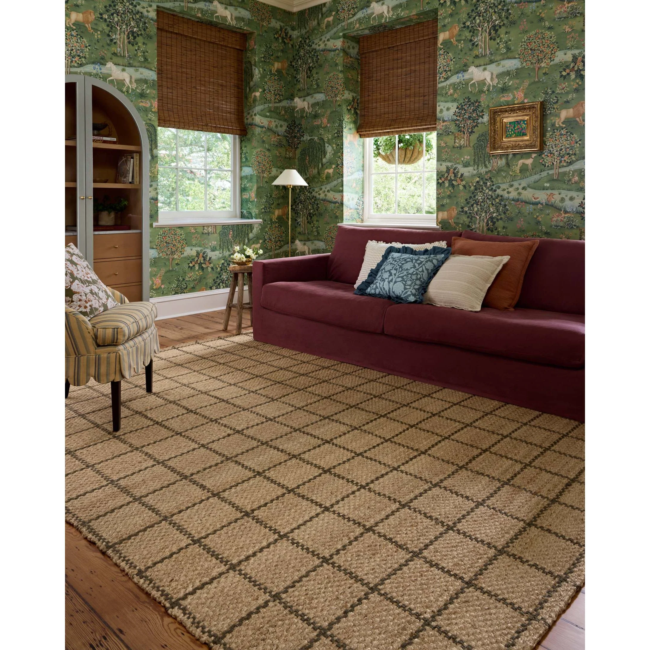 Fletcher Natural / Olive Rug | Chris Loves Julia x Loloi - Image 2