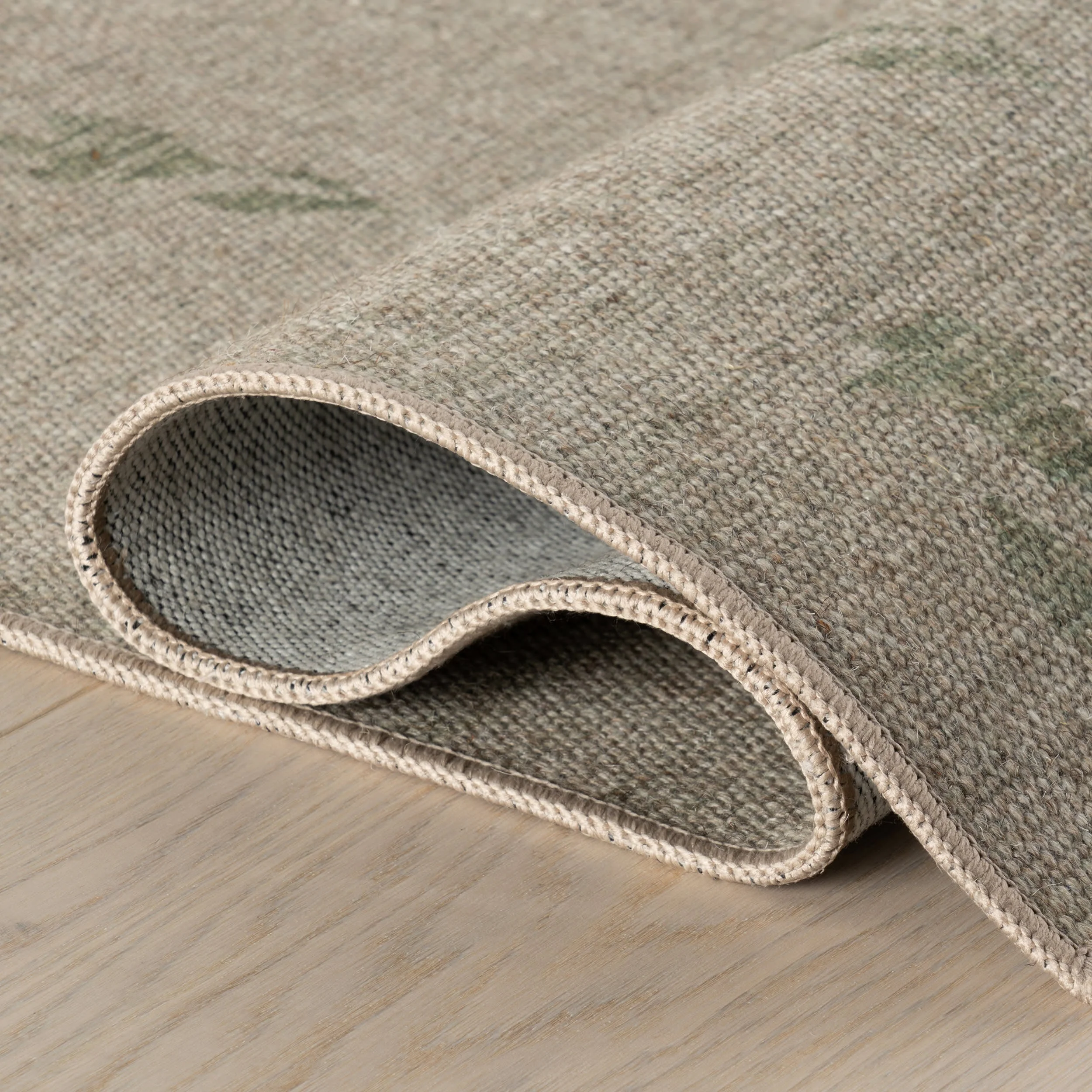 Flora Floral Washable Rug by Nate Berkus | Green - Image 7
