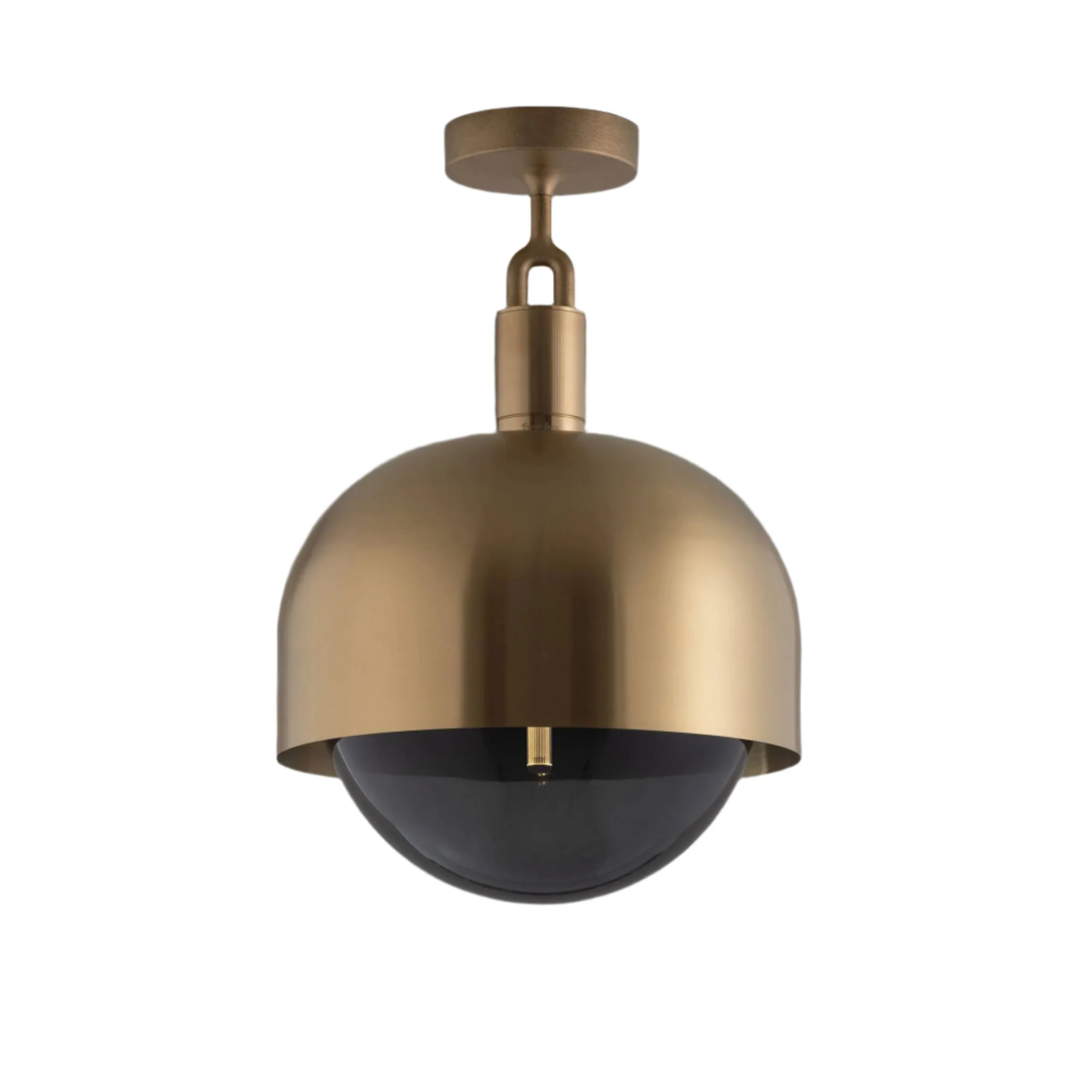 Forked Ceiling / Linear / Shade / Globe / Smoked / Large