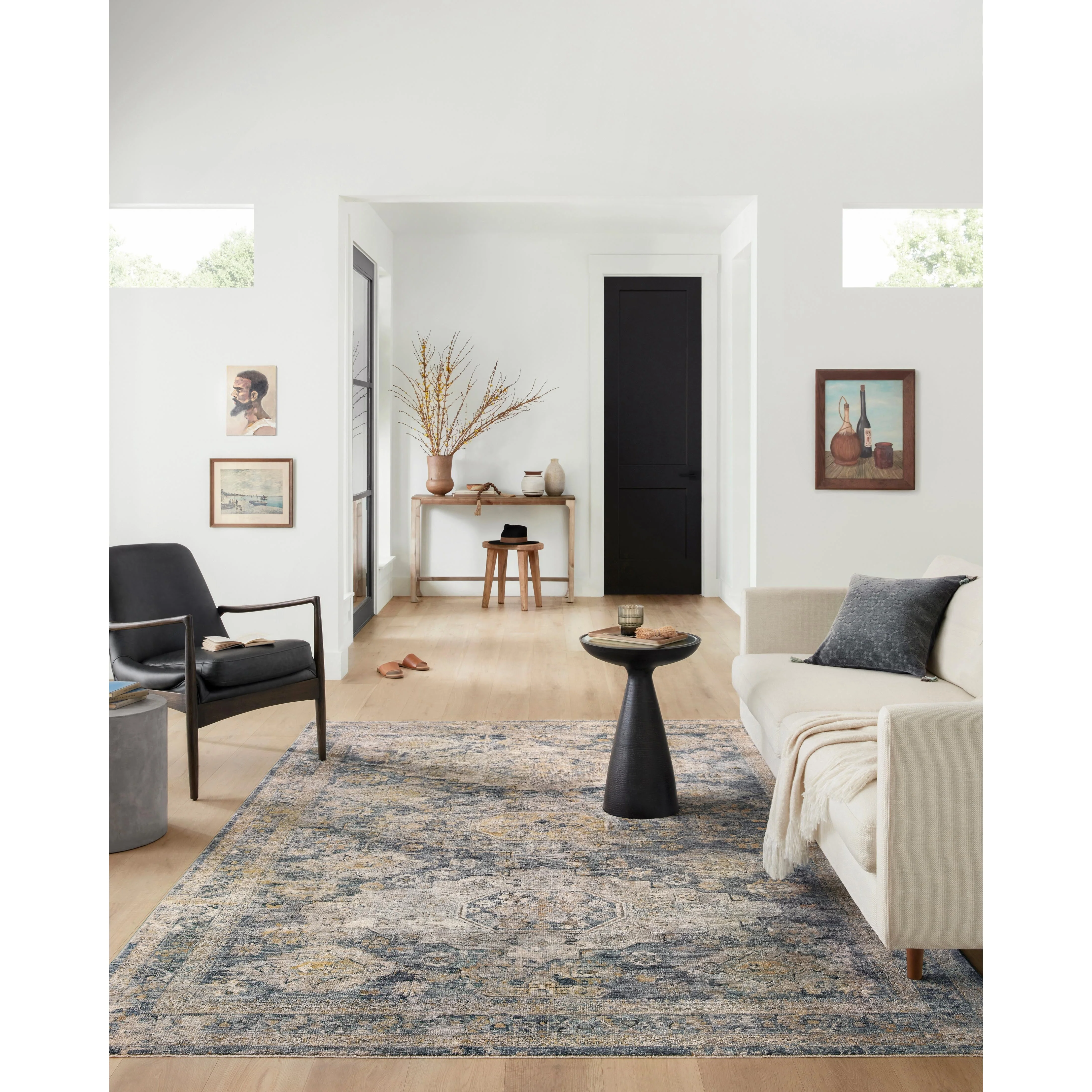 Gaia Denim / Taupe Rug - Image 2