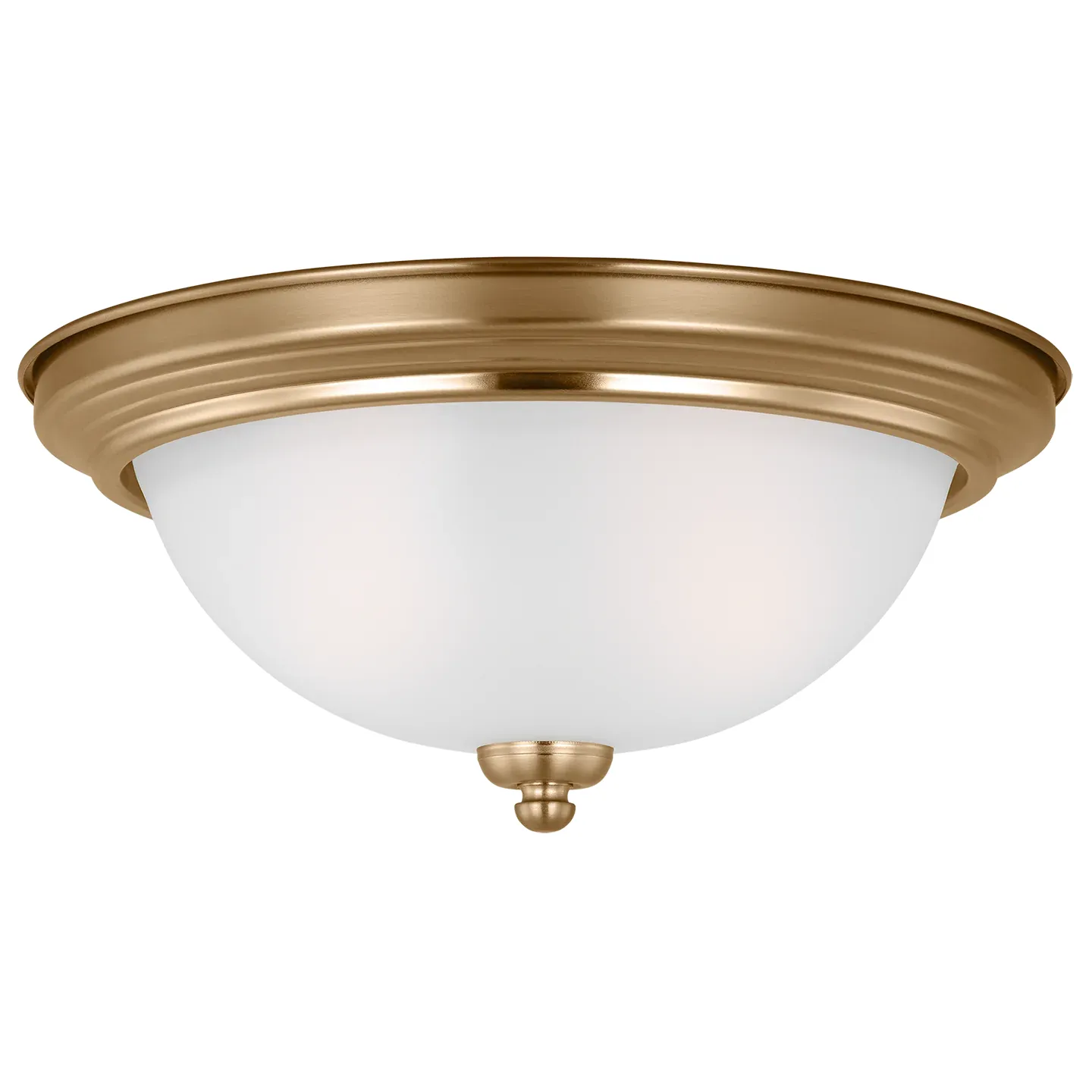 Geary Two Light Flush Mount | Brushed Nickel | Open Box