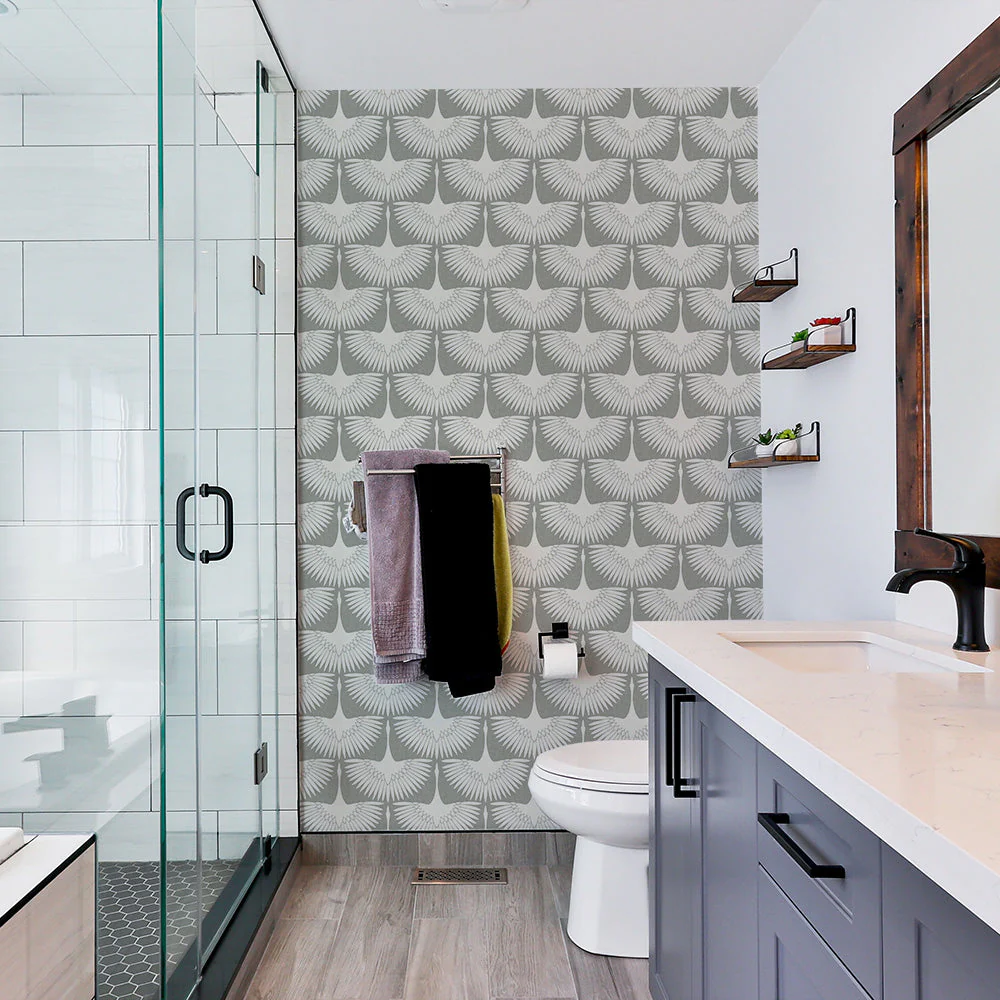 Feather Flock Peel and Stick Wallpaper By Genevieve Gorder - Image 17
