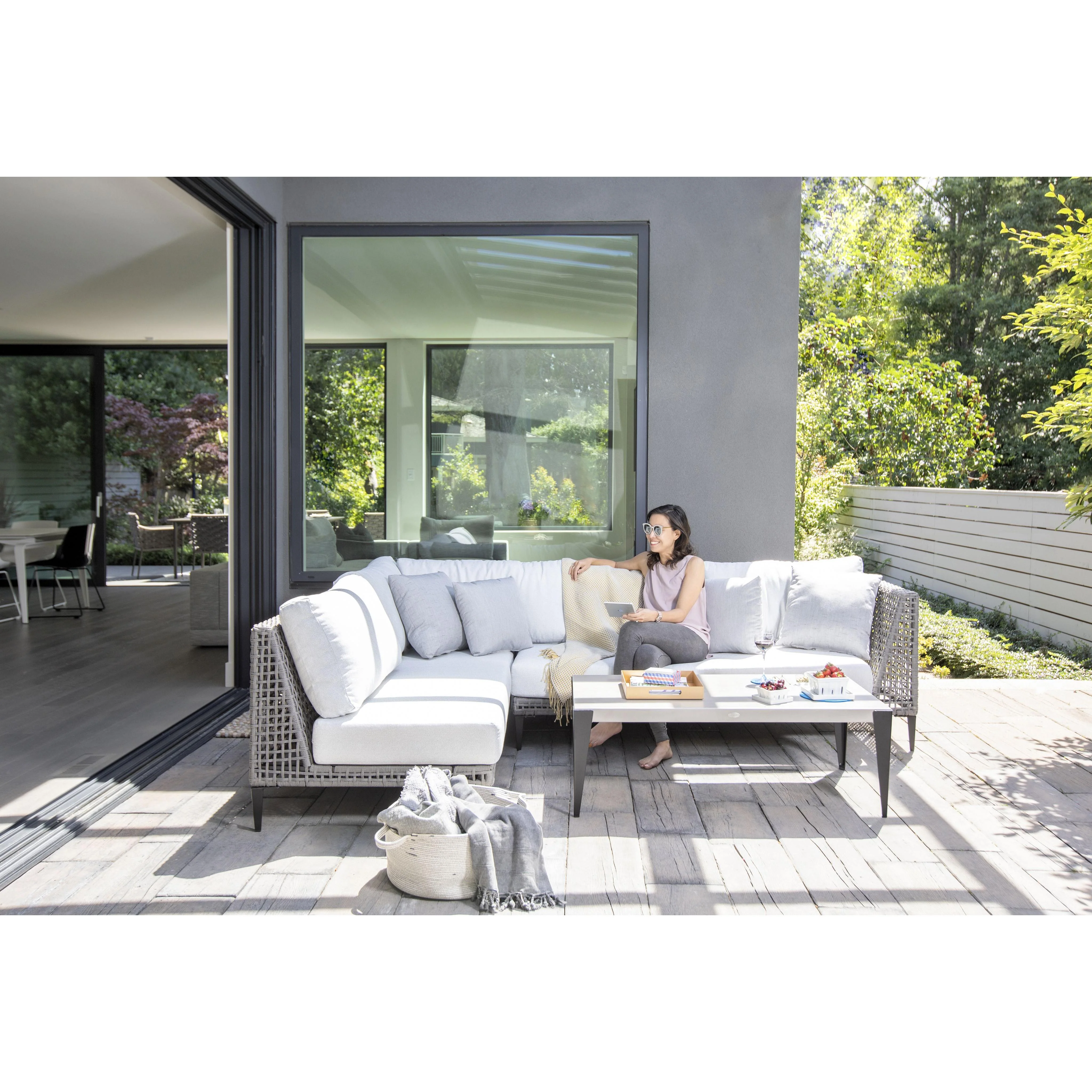 Genval Coffee Table With Aluminum Top - Image 2