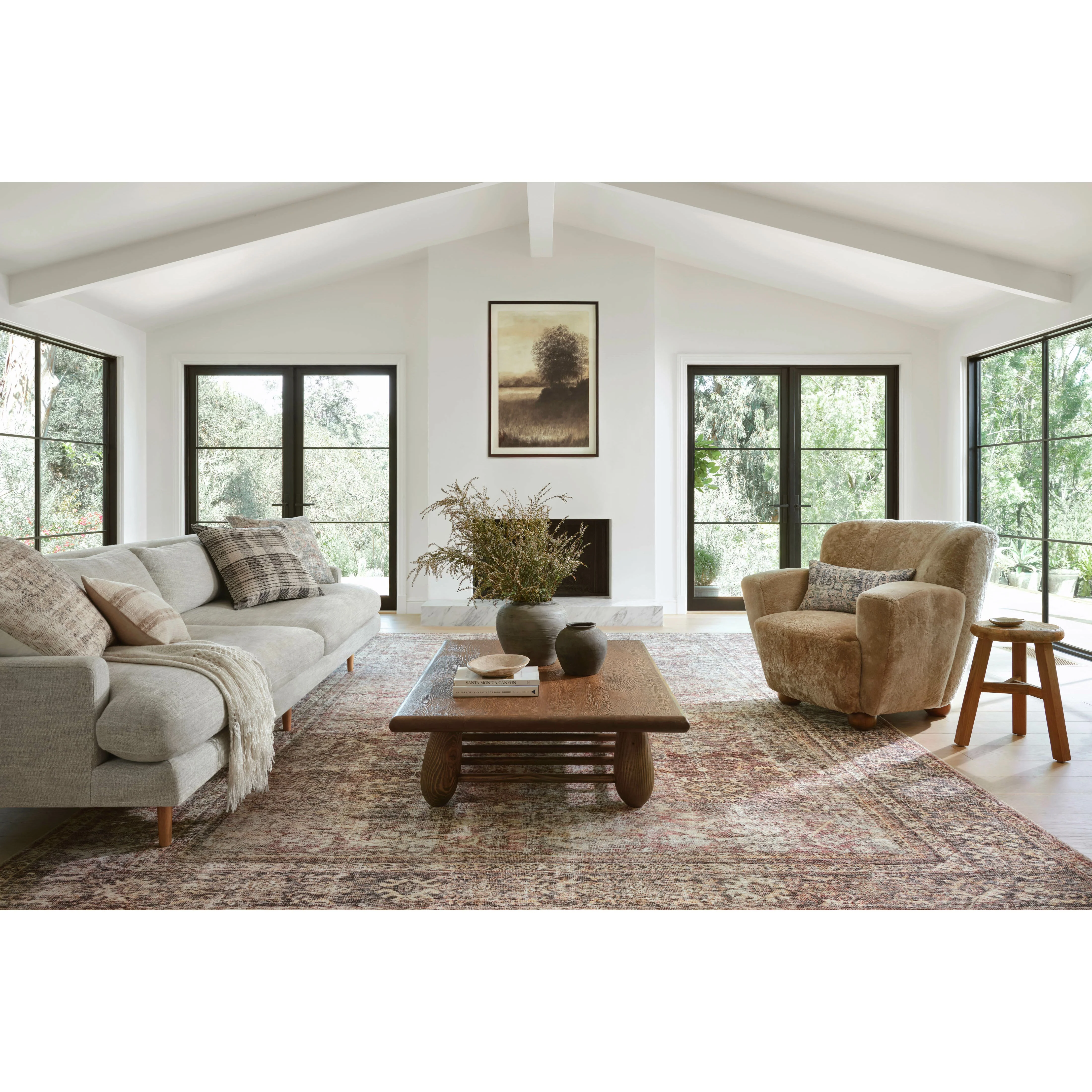 Georgie Bordeaux / Antique Rug | Amber Lewis x Loloi - Image 3