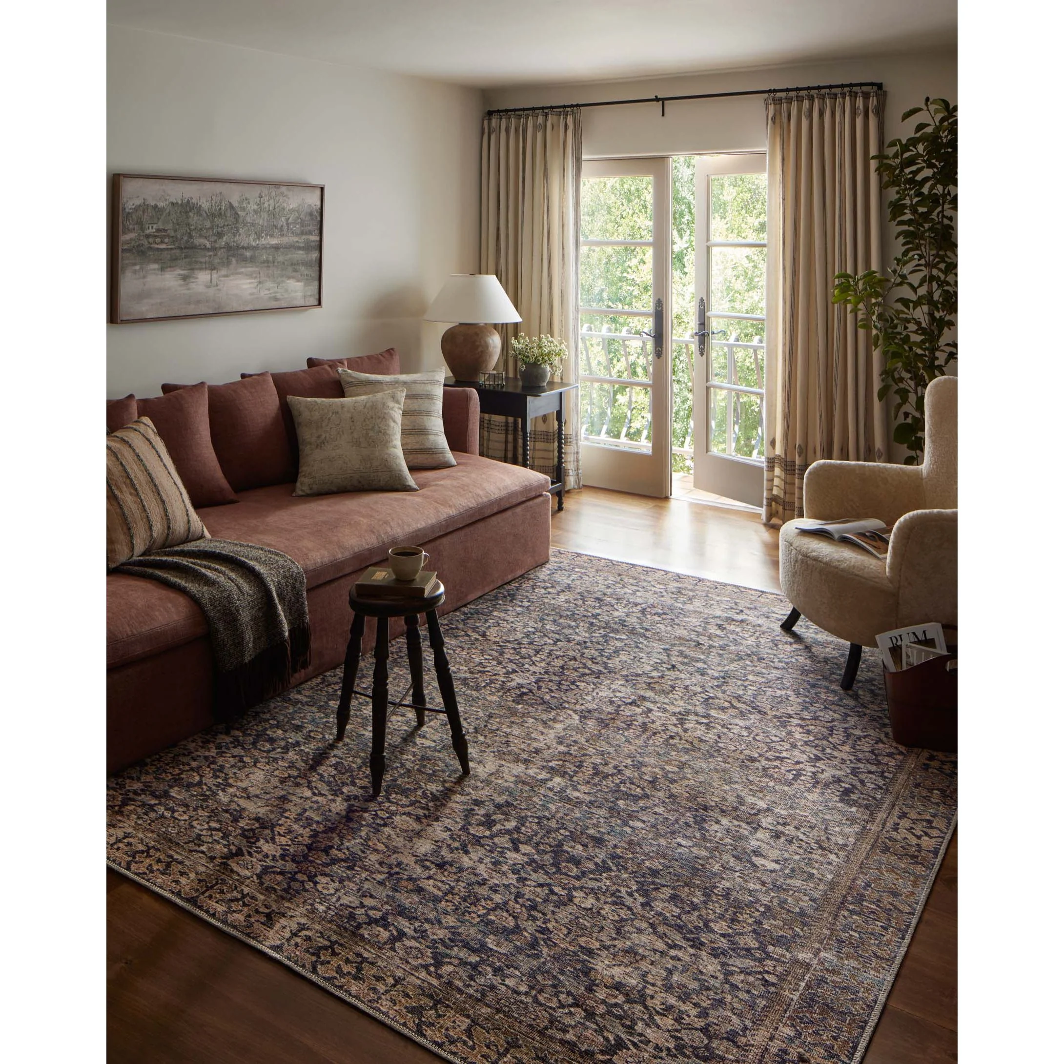 Georgie Denim / Spice Rug | Amber Lewis x Loloi - Image 2