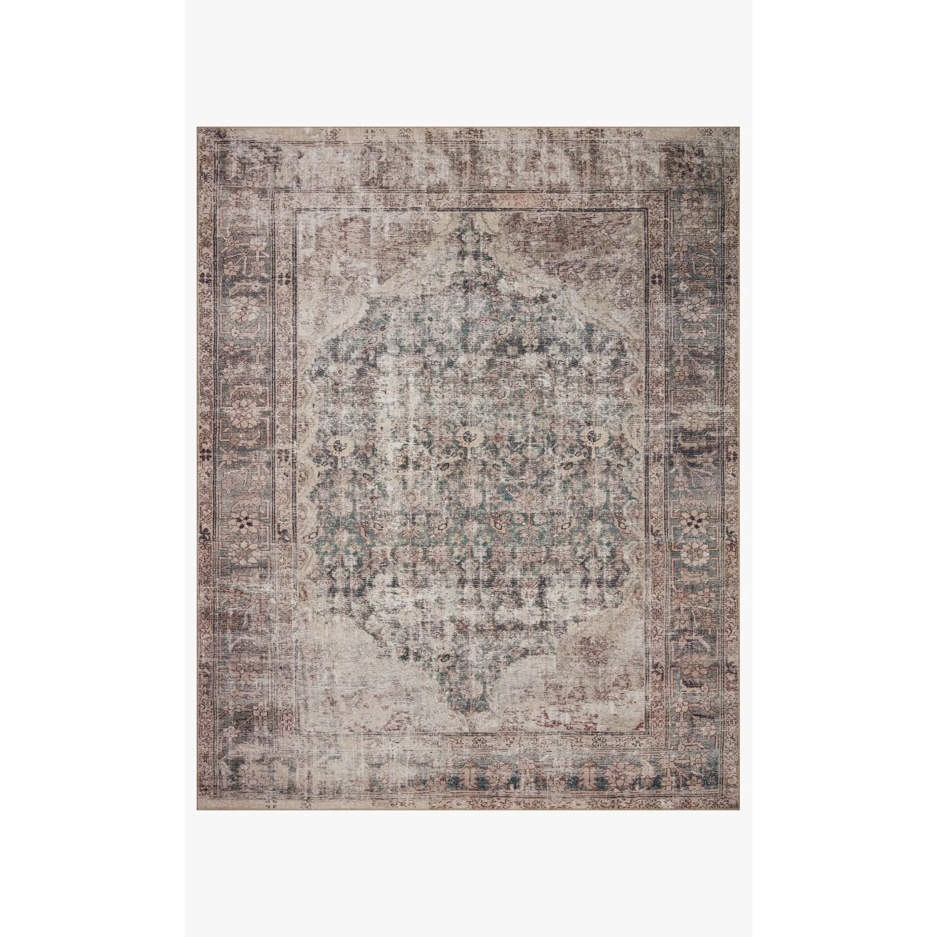 Georgie Lagoon / Beige Rug | Amber Lewis x Loloi