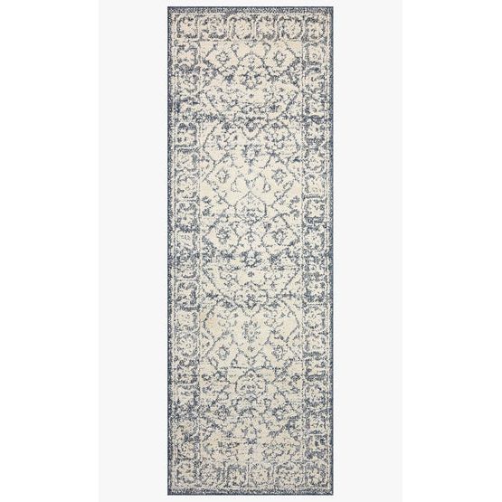 Gigi Ivory / Blue Rug | Magnolia Home by Joanna Gaines x Loloi - Image 4