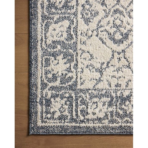 Gigi Ivory / Blue Rug | Magnolia Home by Joanna Gaines x Loloi - Image 6
