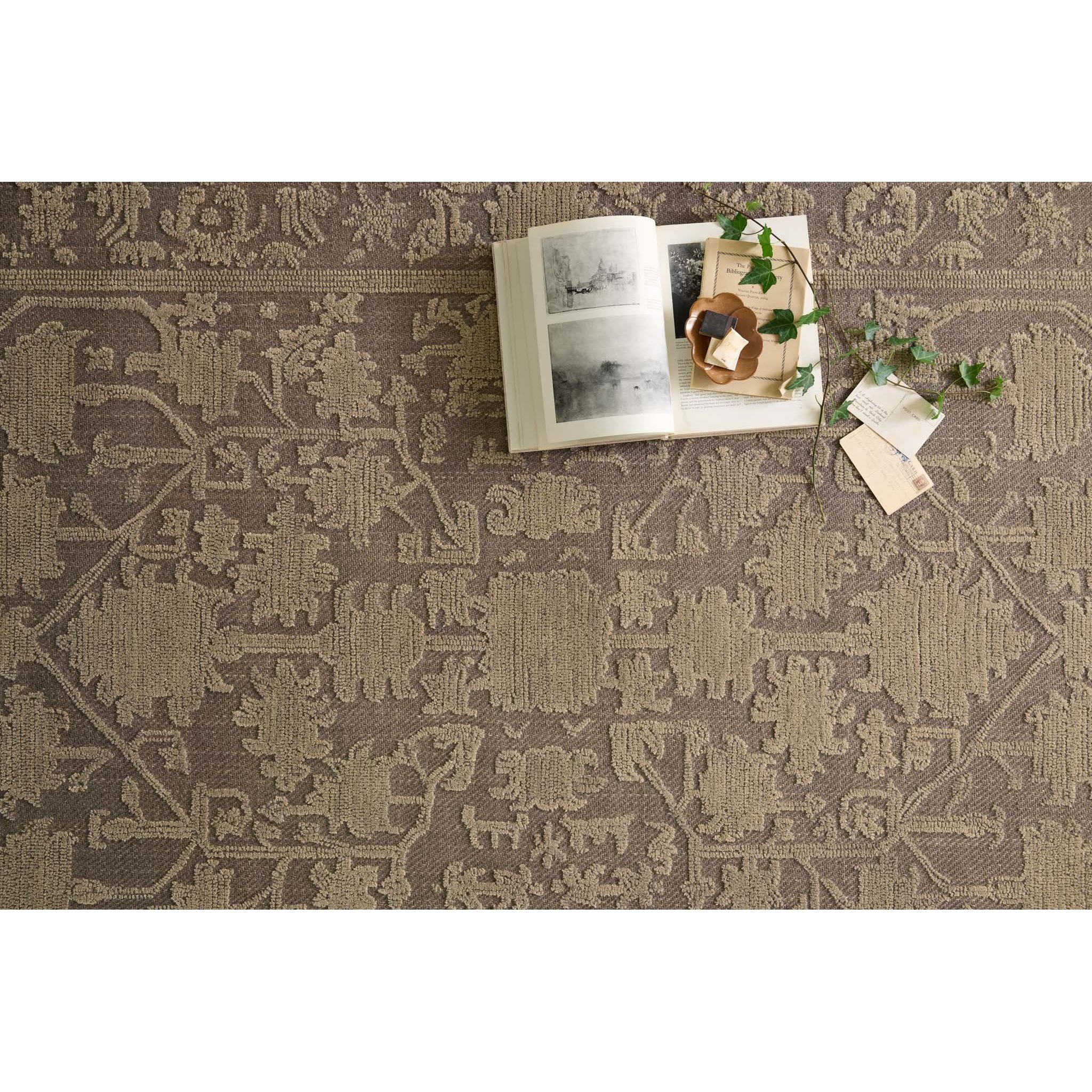 Gloria Bark / Khaki Rug | Magnolia Home by Joanna Gaines x Loloi - Image 3