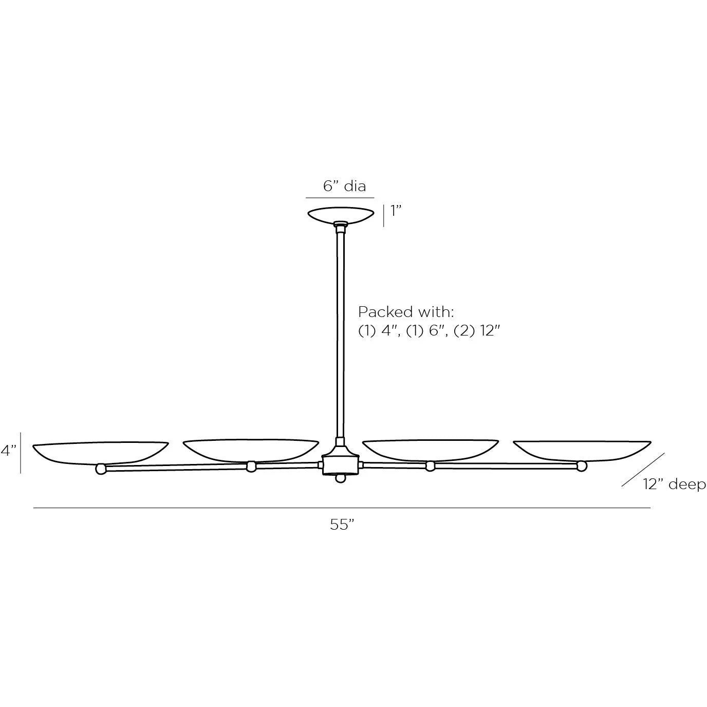 Griffith Linear Chandelier - Image 10