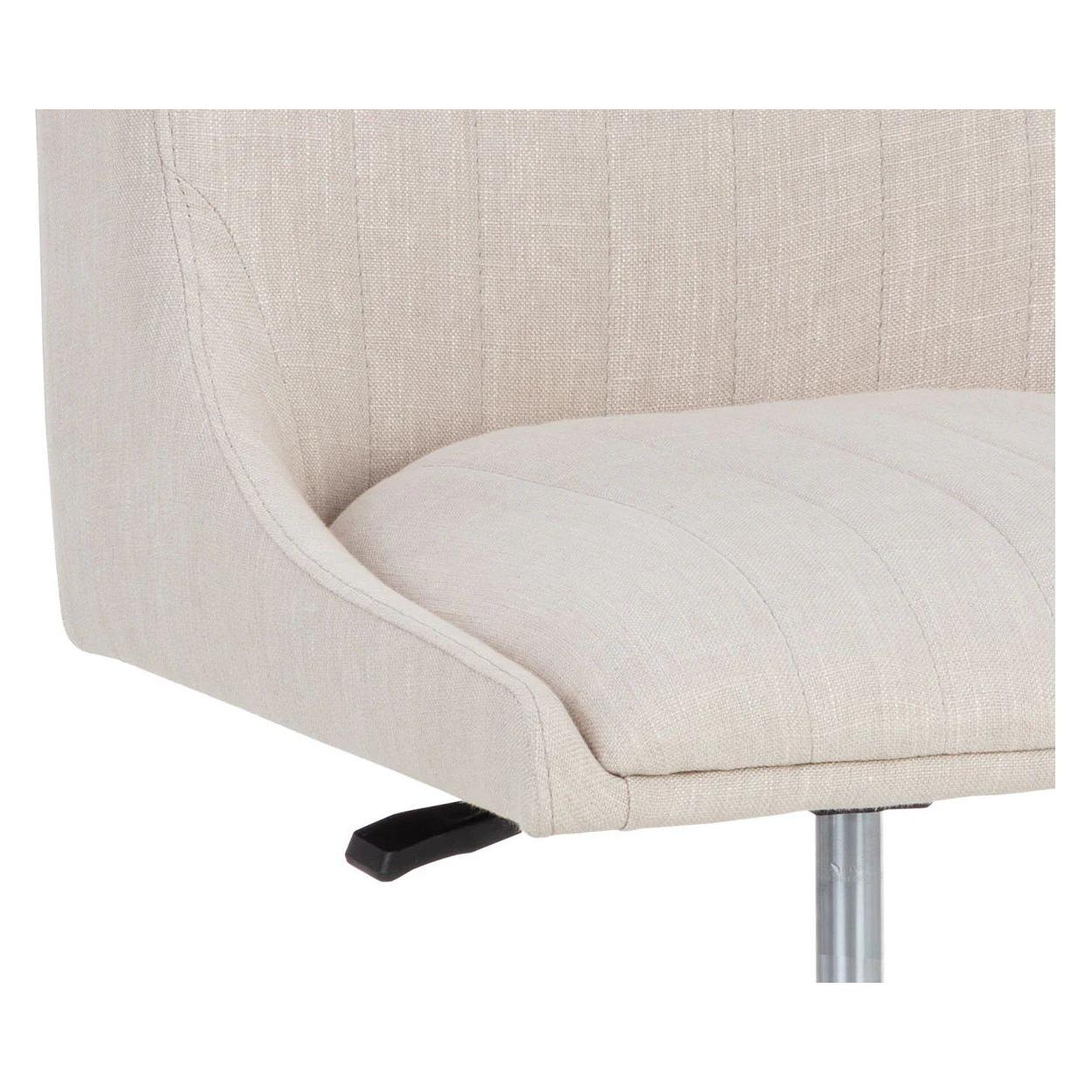 Halden Office Chair - Beige Linen - Image 4