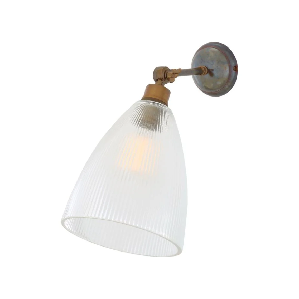 Hale Prismatic Glass Cone Wall Light