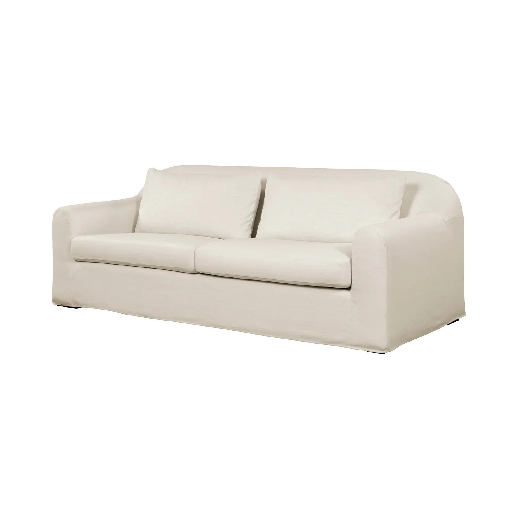 Harper Slipcover Sofa - Linen Ivory - Image 2