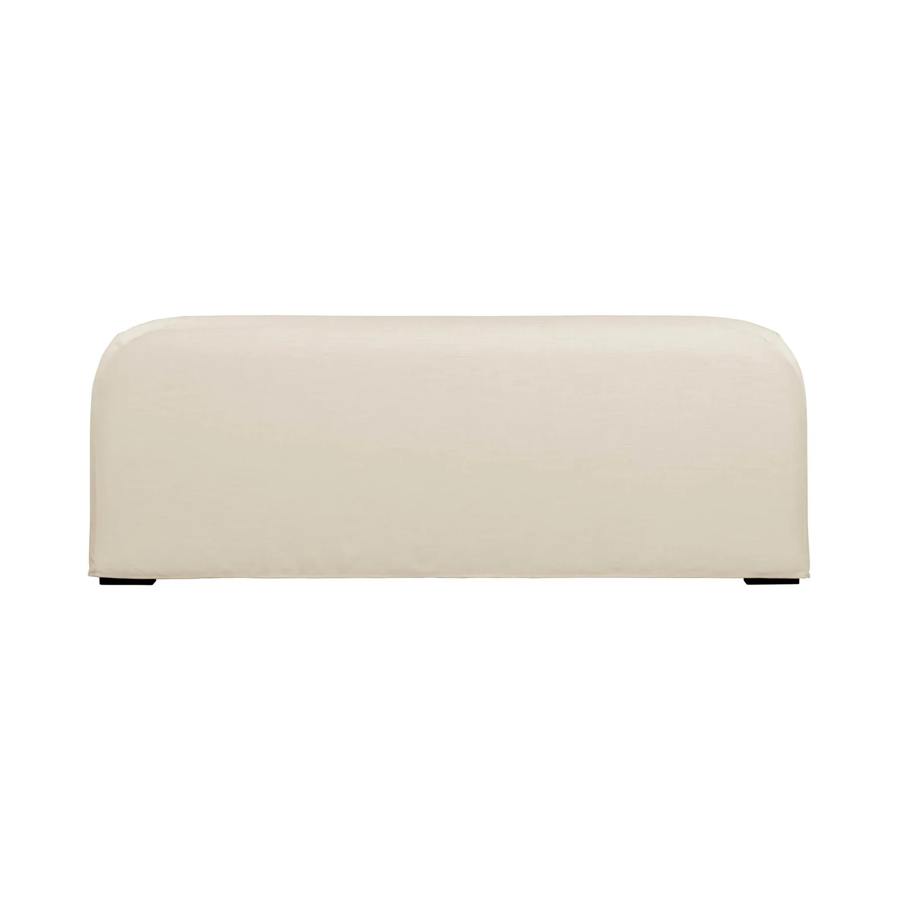 Harper Slipcover Sofa - Linen Ivory - Image 4