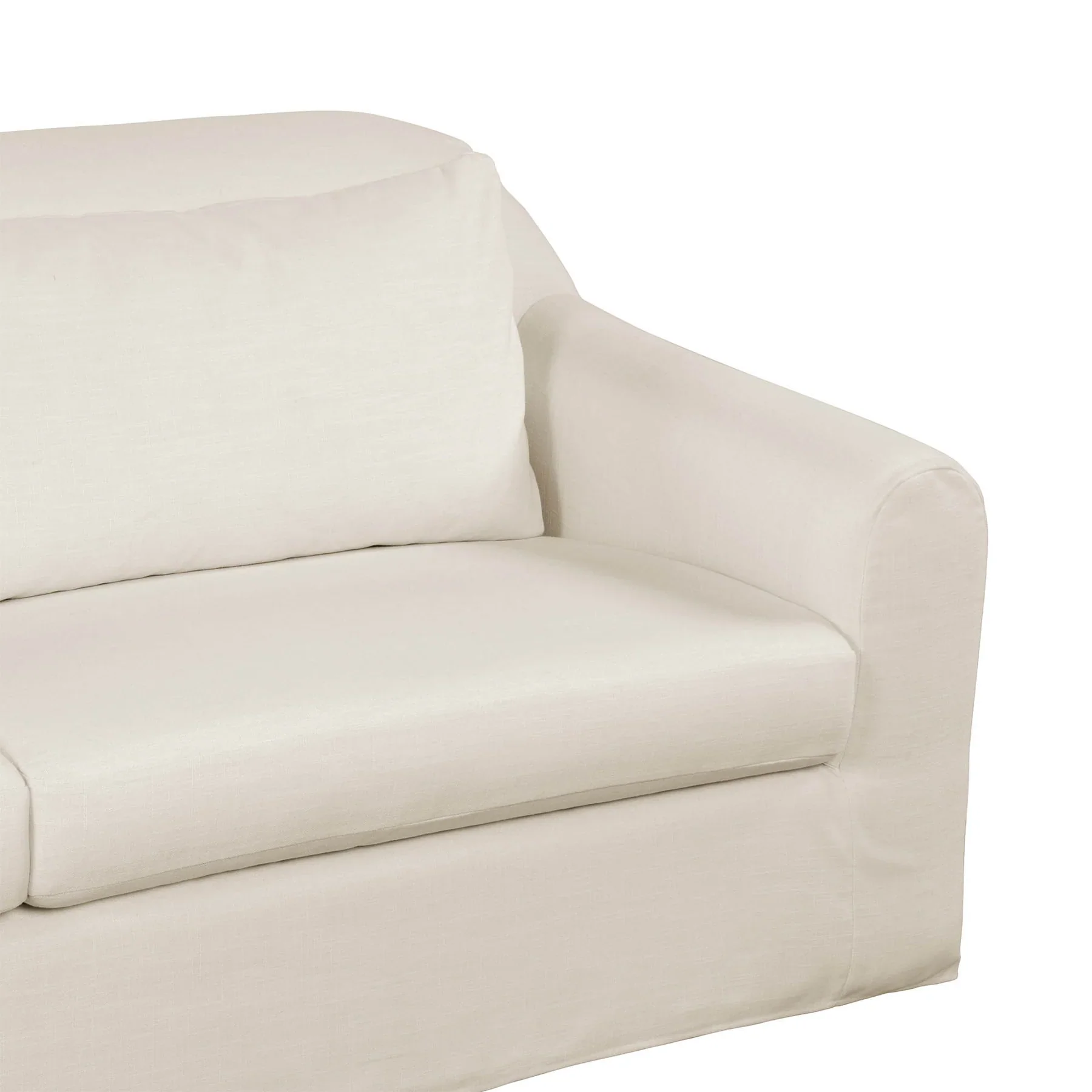 Harper Slipcover Sofa - Linen Ivory - Image 6