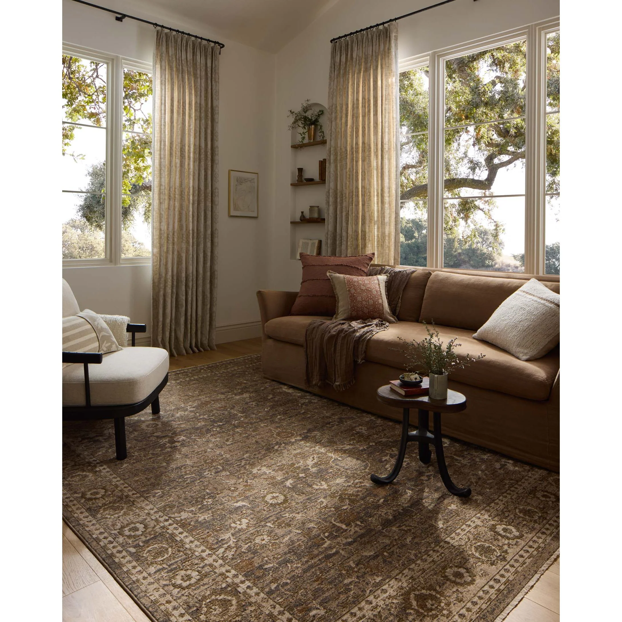 Haywood Pebble / Charcoal Rug | Loloi - Image 2