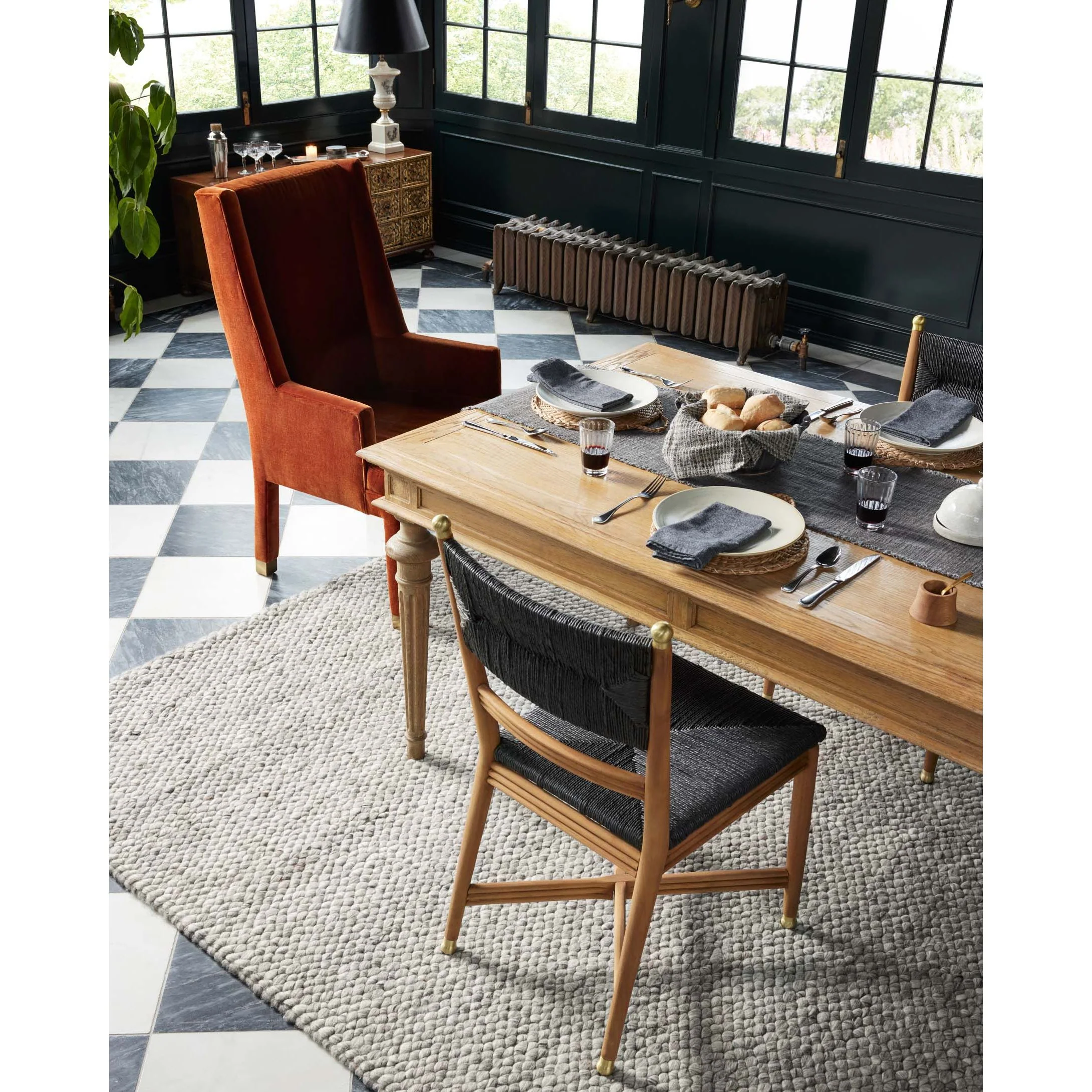 Hendrick Grey Rug | Jean Stoffer x Loloi - Image 3