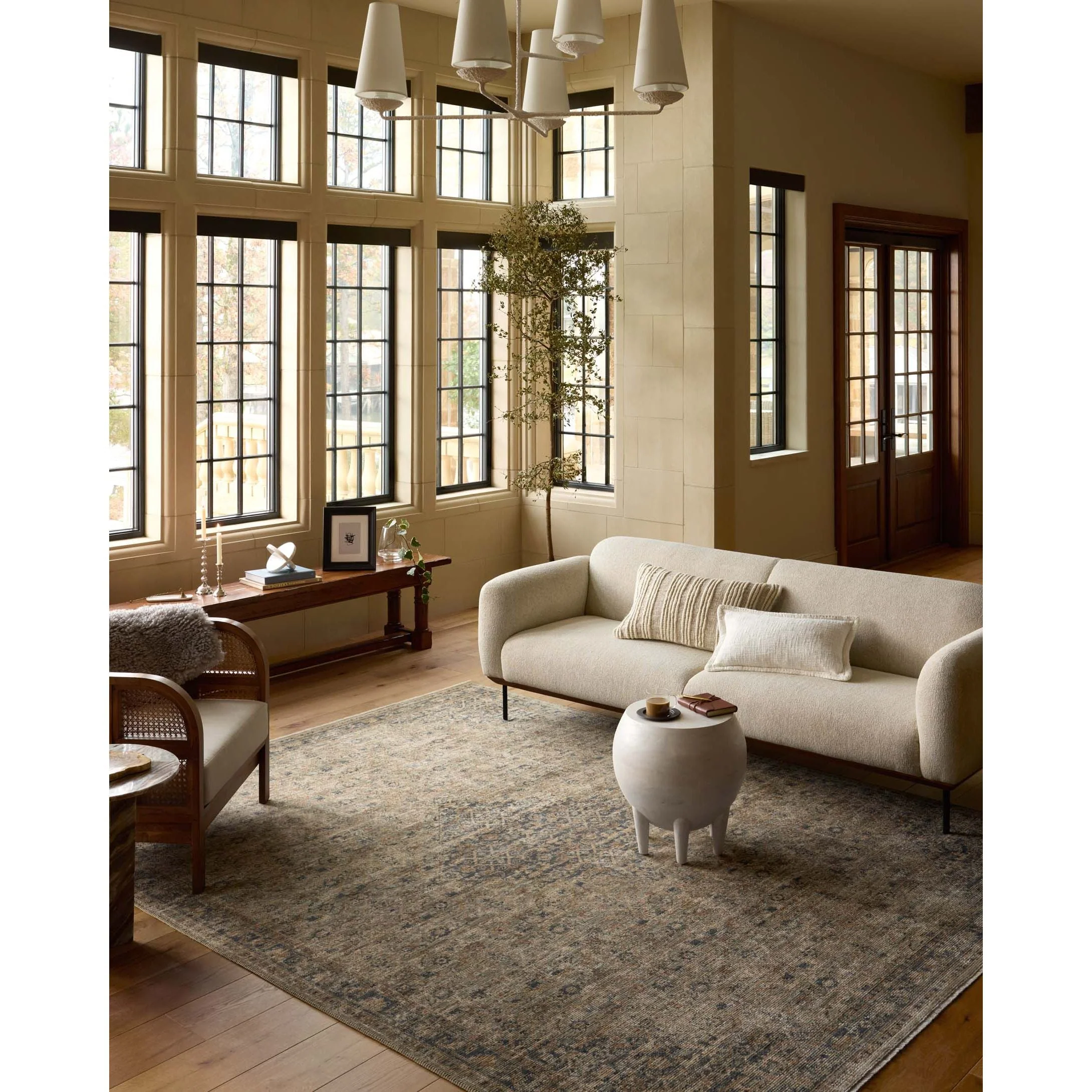 Heritage Sage / Navy Rug - Image 2