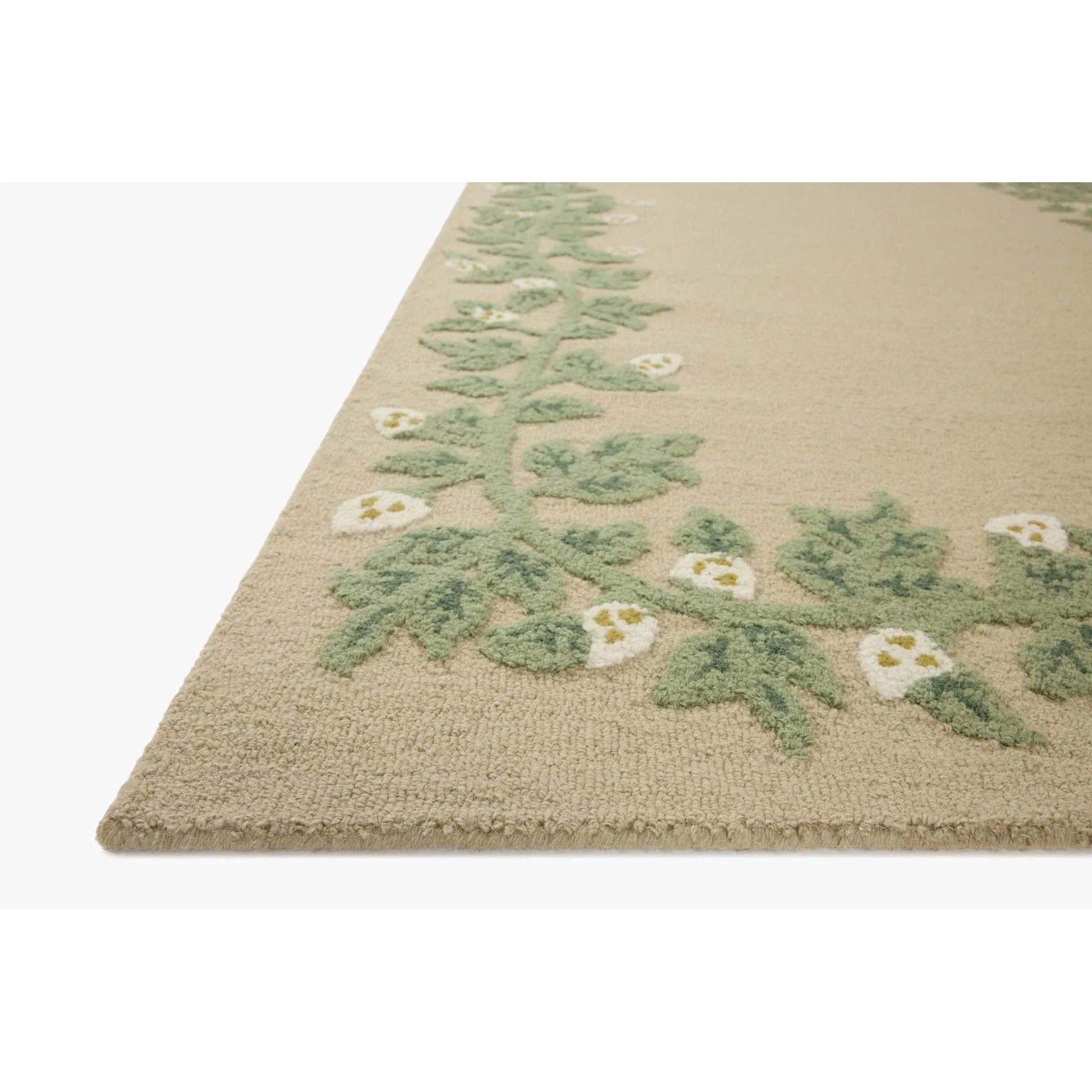 Highgrove Cream Rug | Rifle Paper Co. x Loloi - Image 2