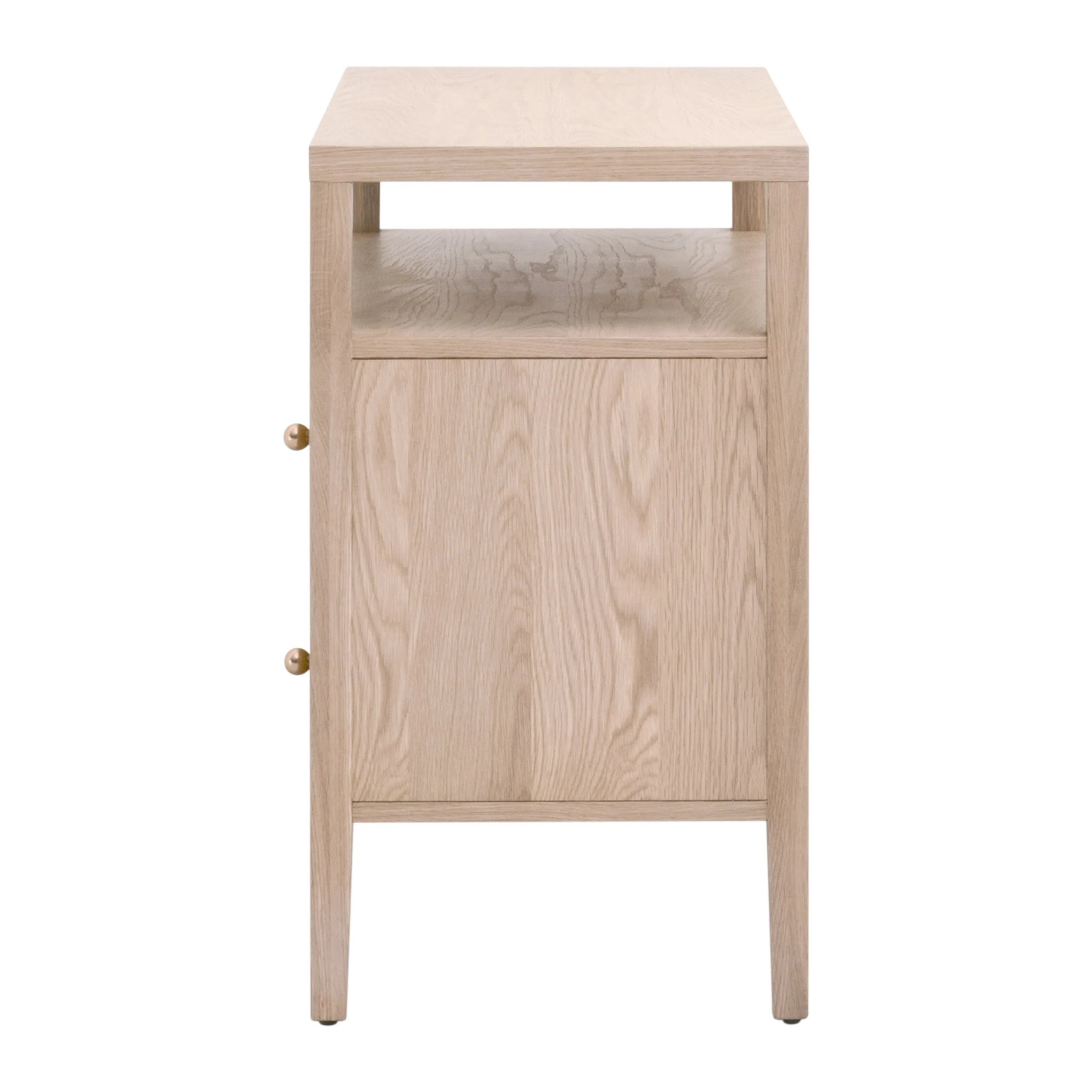 Highland Open Shelf 2-Drawer Nightstand - Image 7