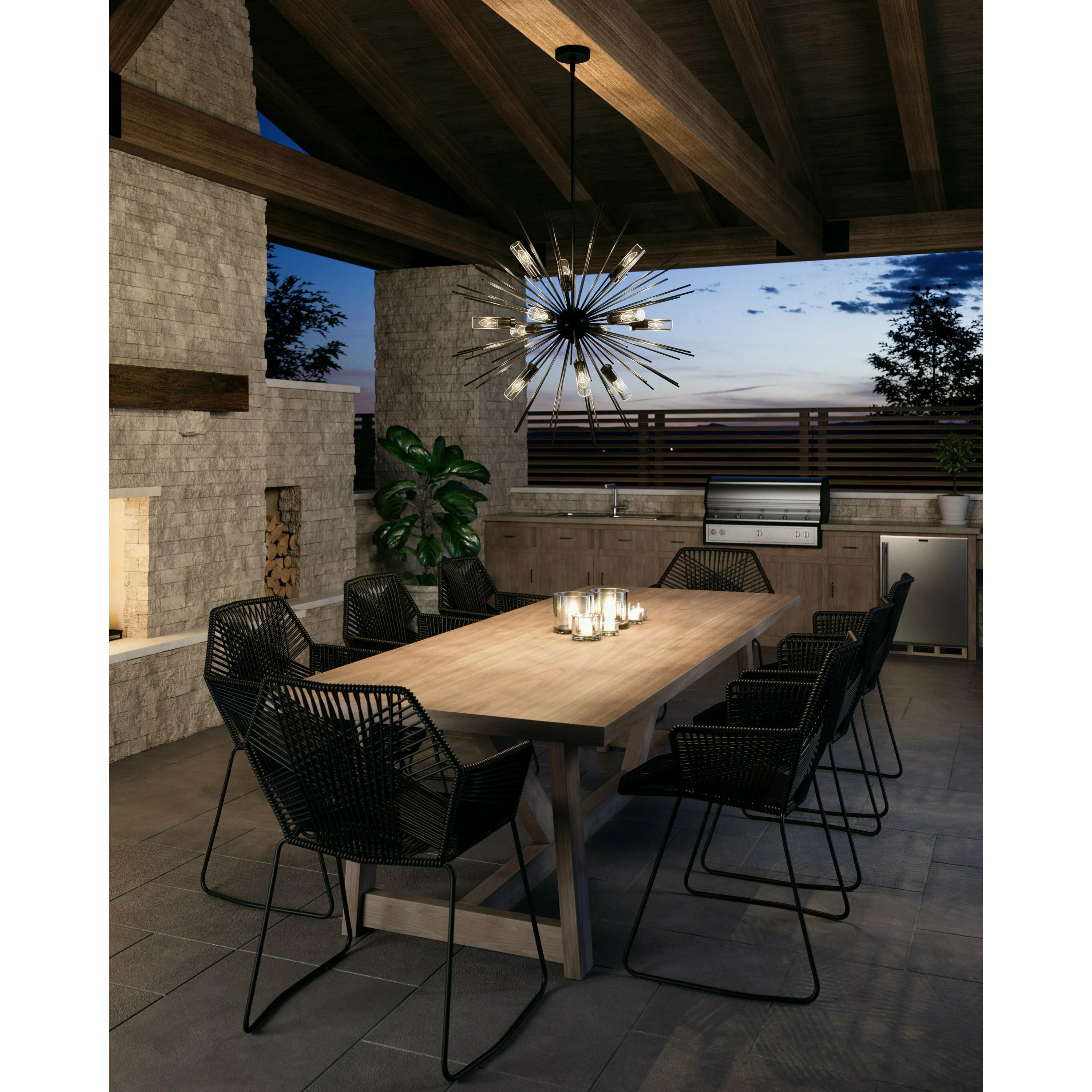 Hilo Outdoor Chandelier - Image 2