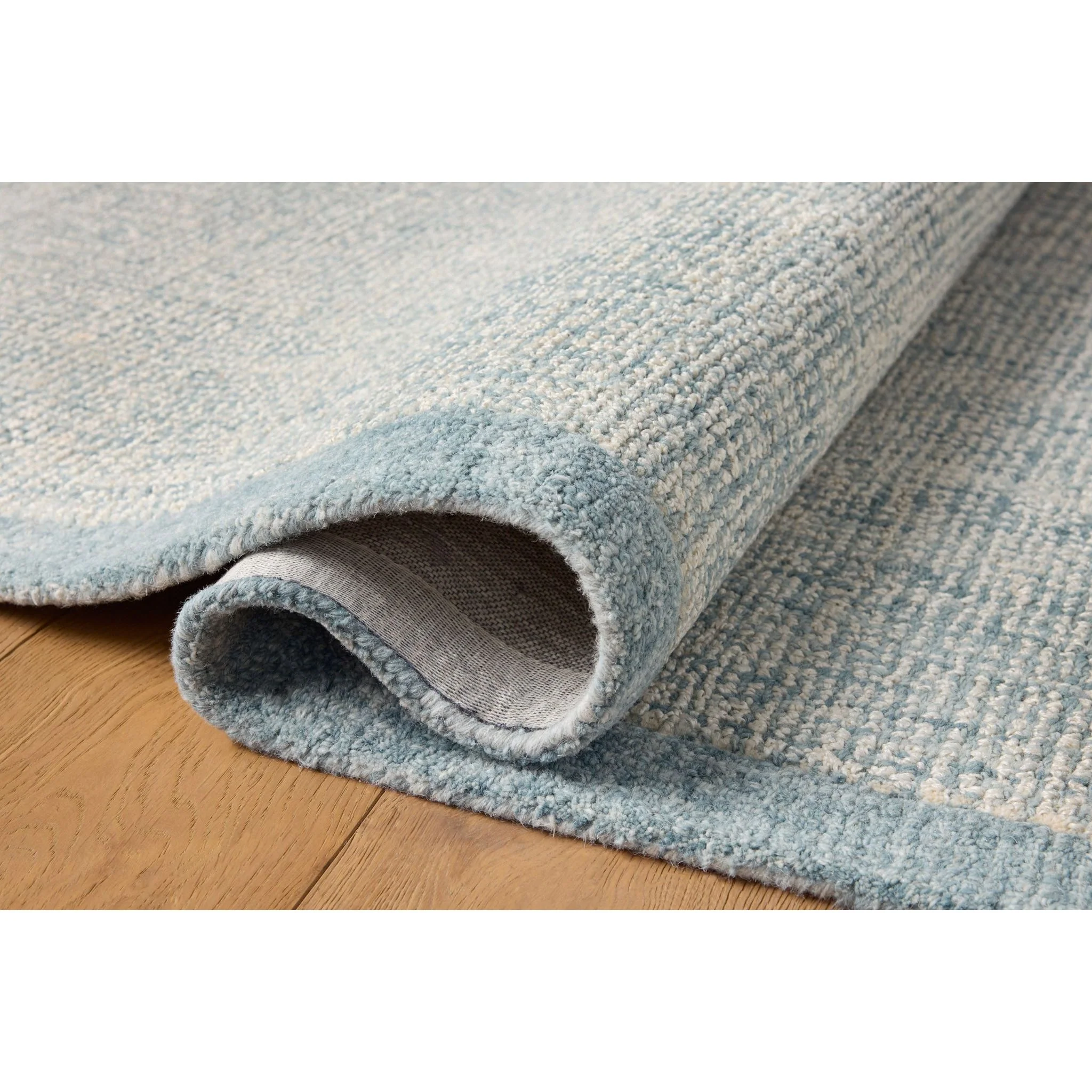 Henley Ivory / Blue Rug | Magnolia Home by Joanna Gaines x Loloi - Image 4