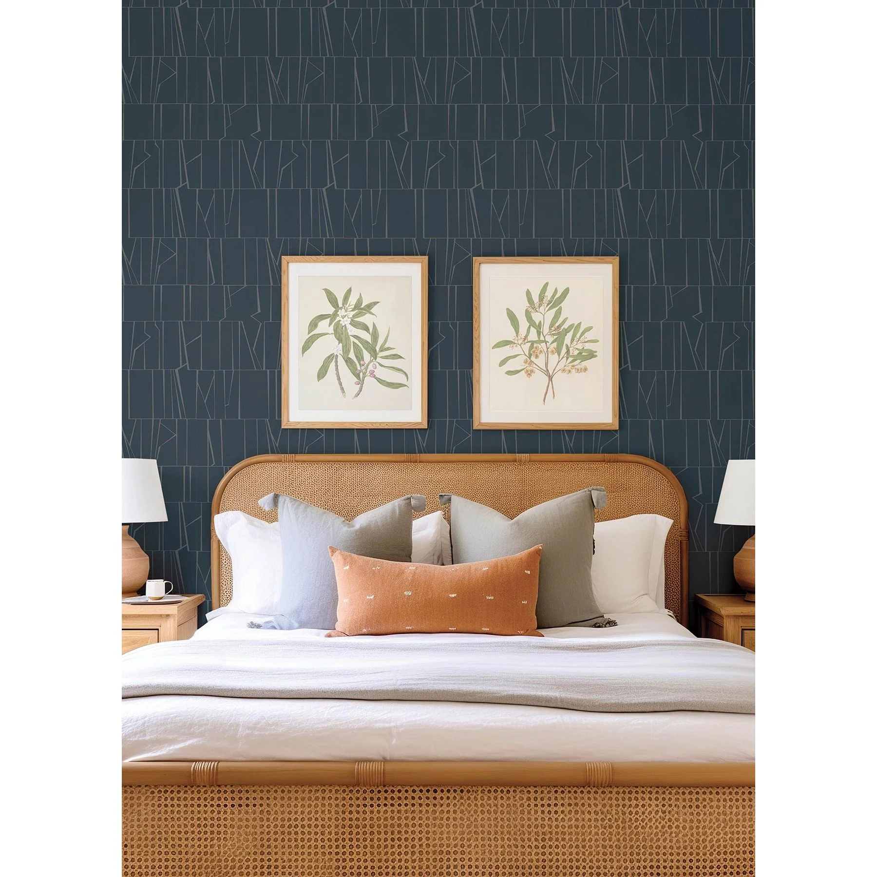 Huntington Geometric Stripe Wallpaper - Image 17