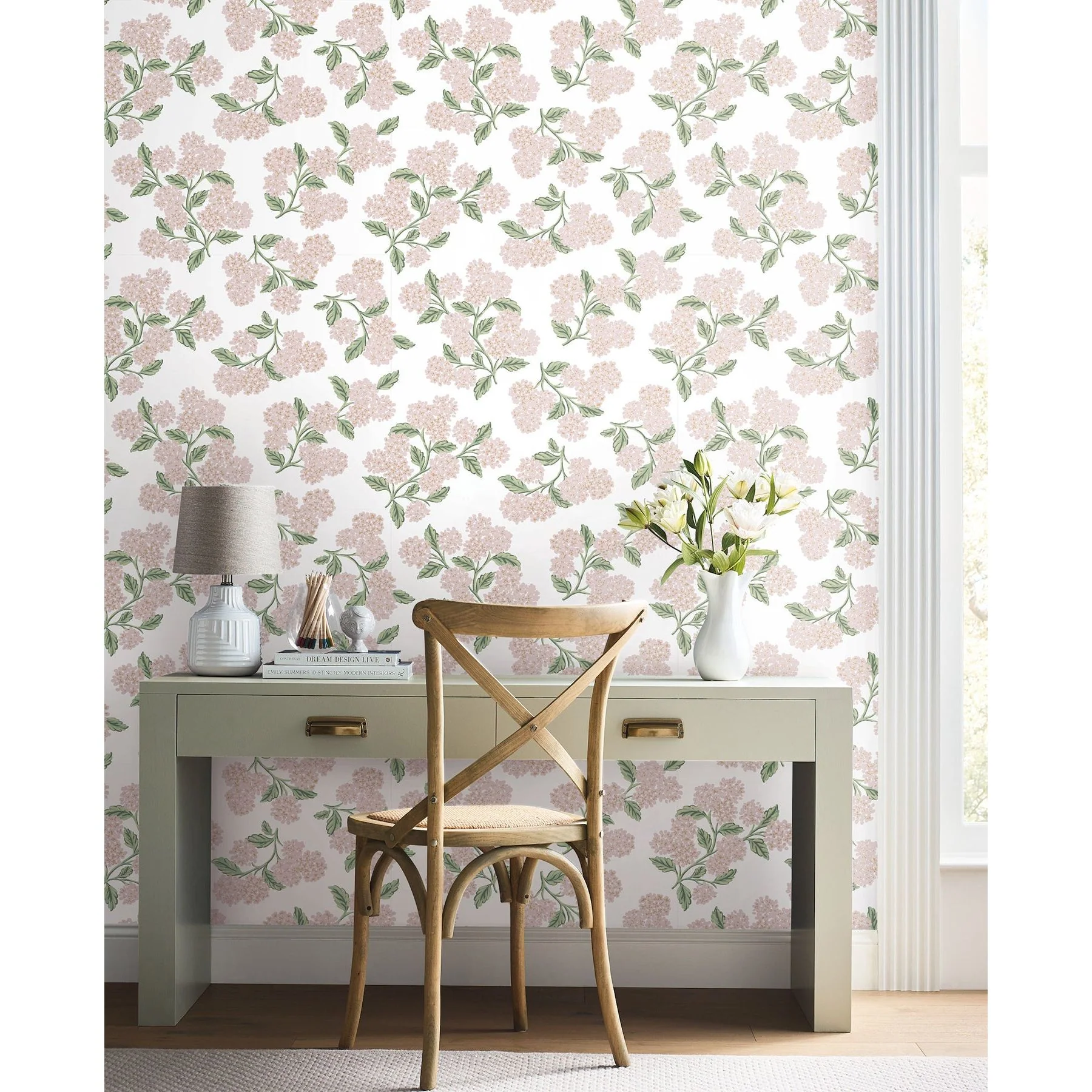 Hydrangea Peel + Stick Wallpaper - Image 23