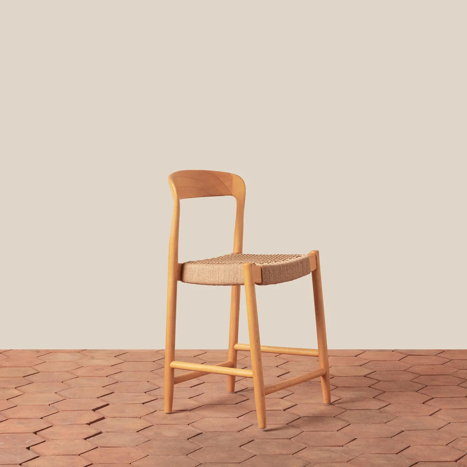 Ingrid Woven Counter Stool - Image 7