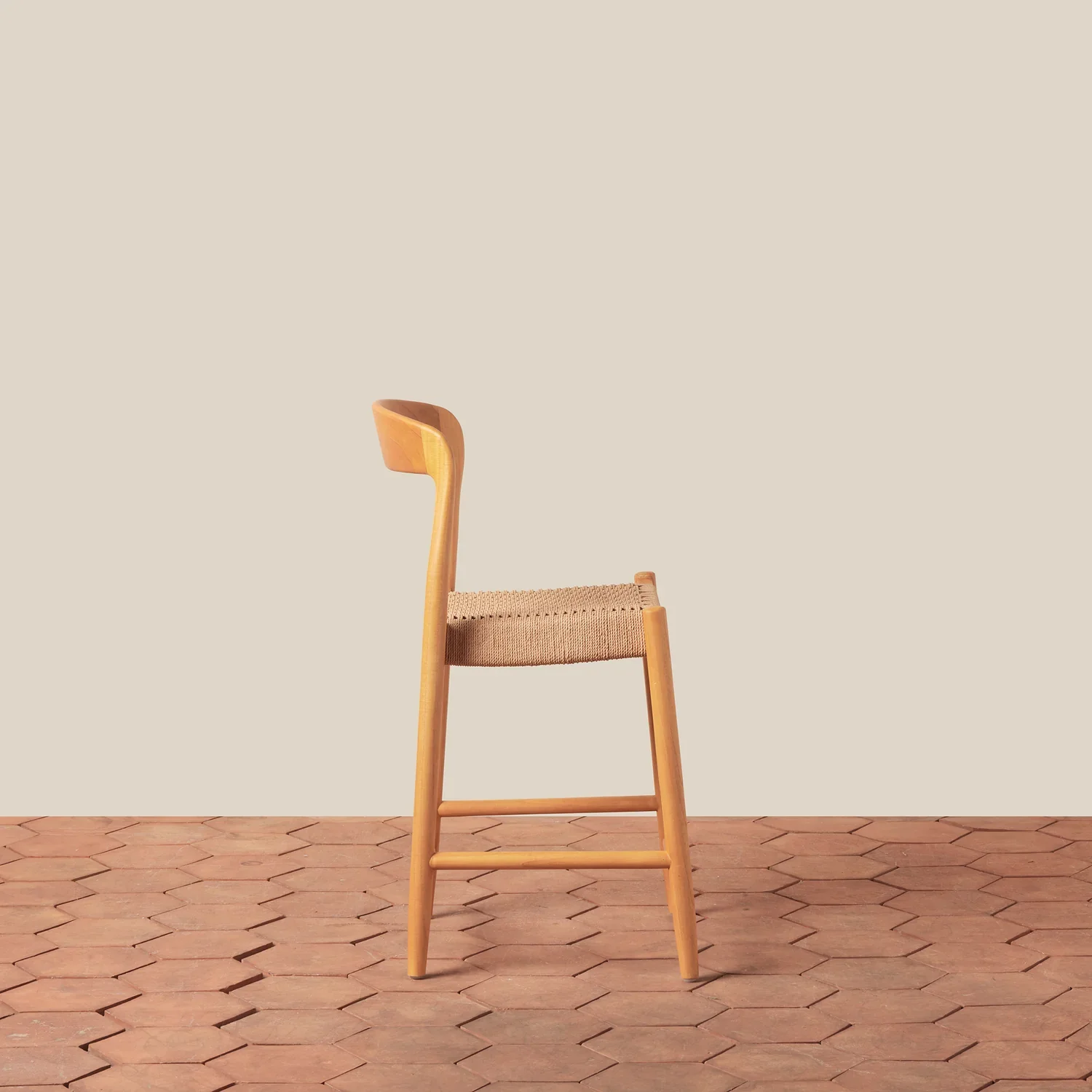 Ingrid Woven Counter Stool - Image 8