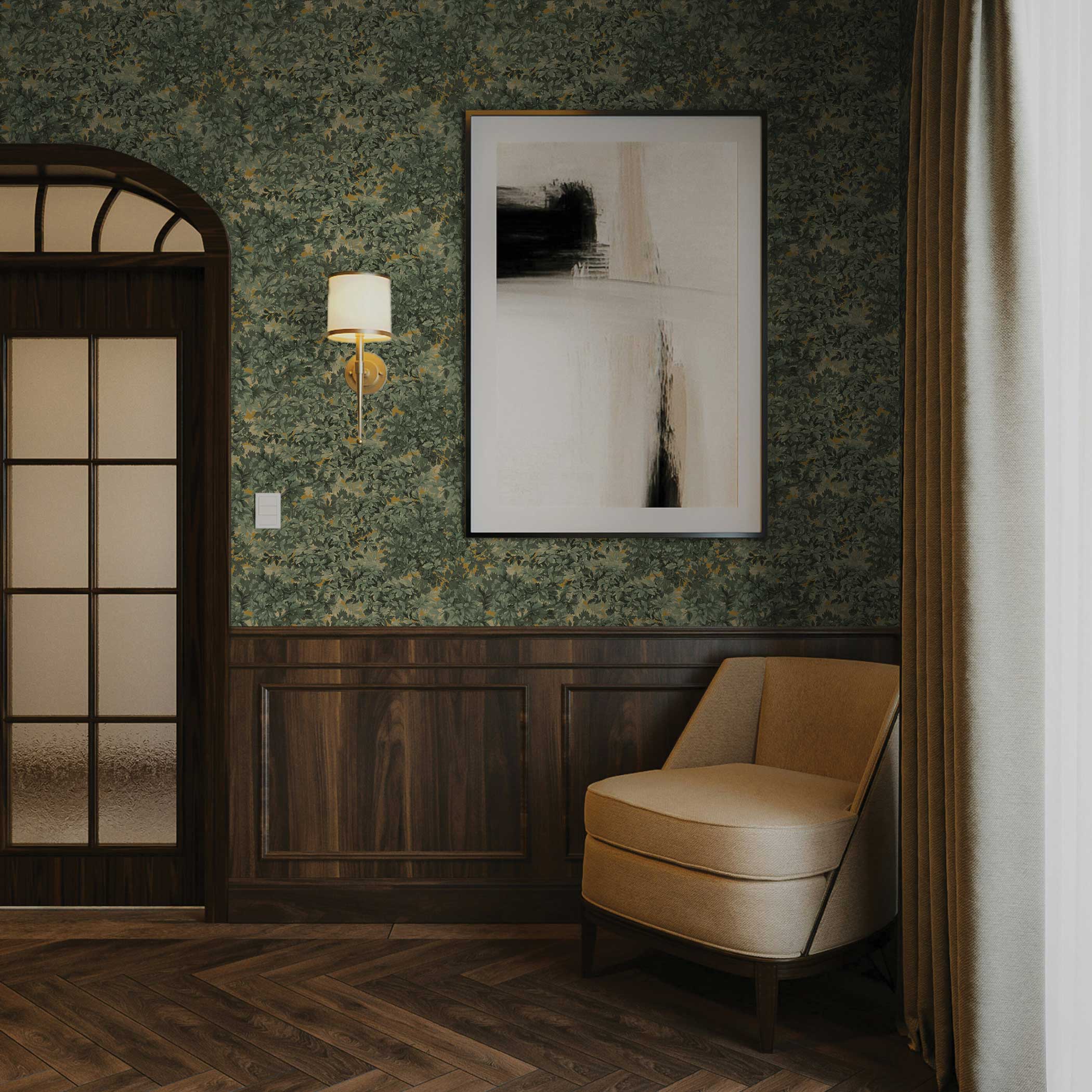 Antique Arras Peel and Stick Wallpaper by Jeremiah Brent - Image 9