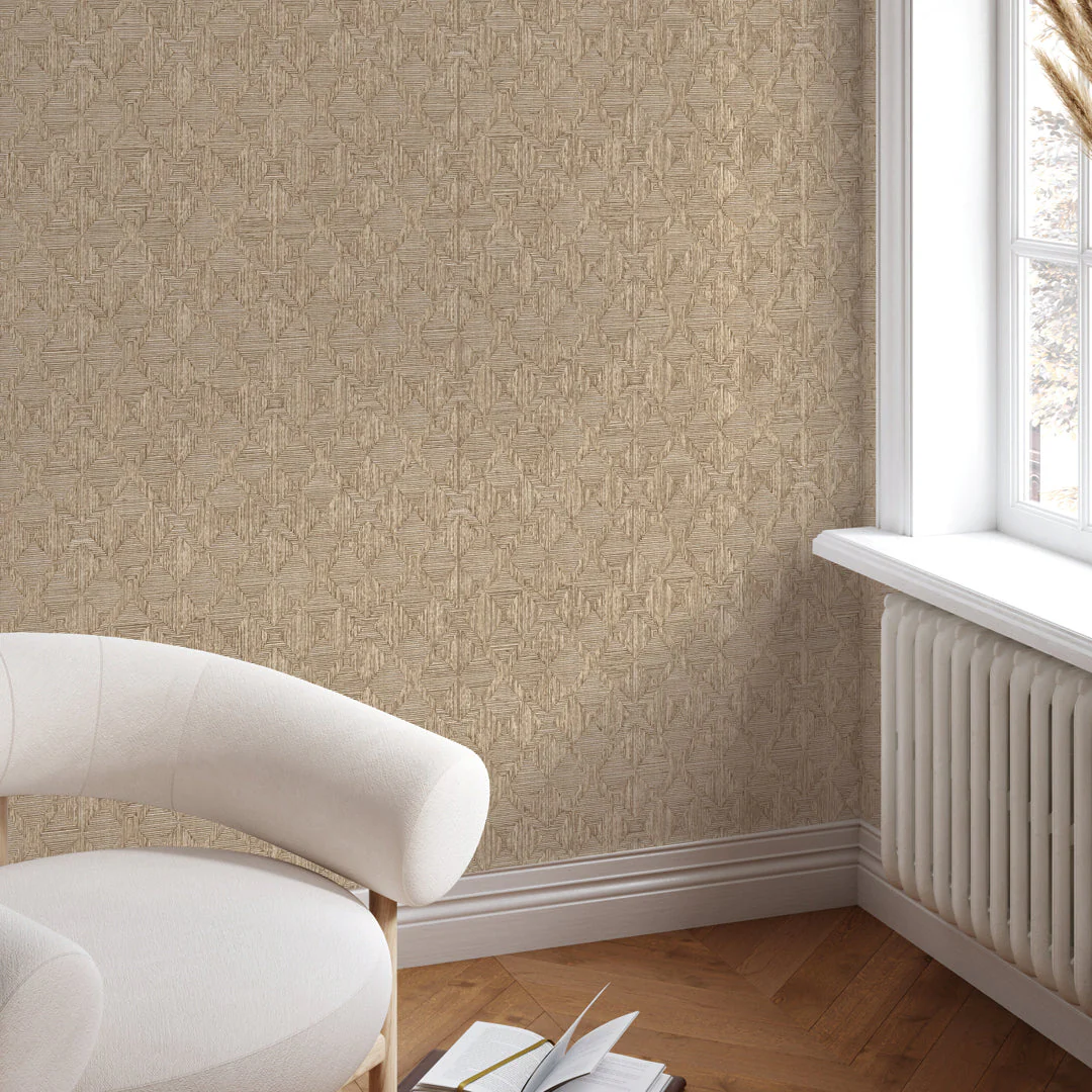 Hoffmann Faux Sisal Textured Peel and Stick Wallpaper by Jeremiah Brent - Image 10